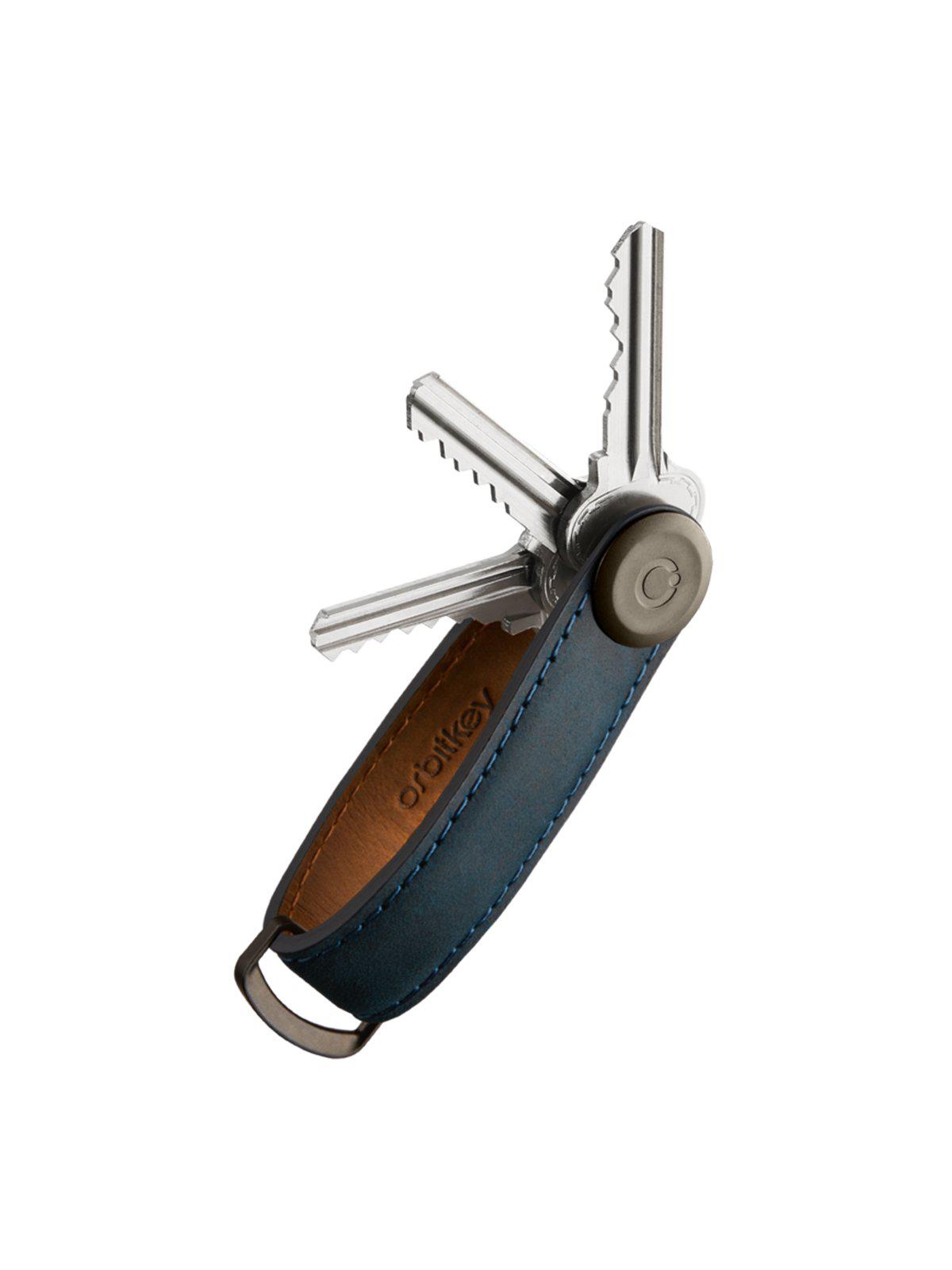 Orbitkey Crazy Horse Leather Marine Blue/Blue