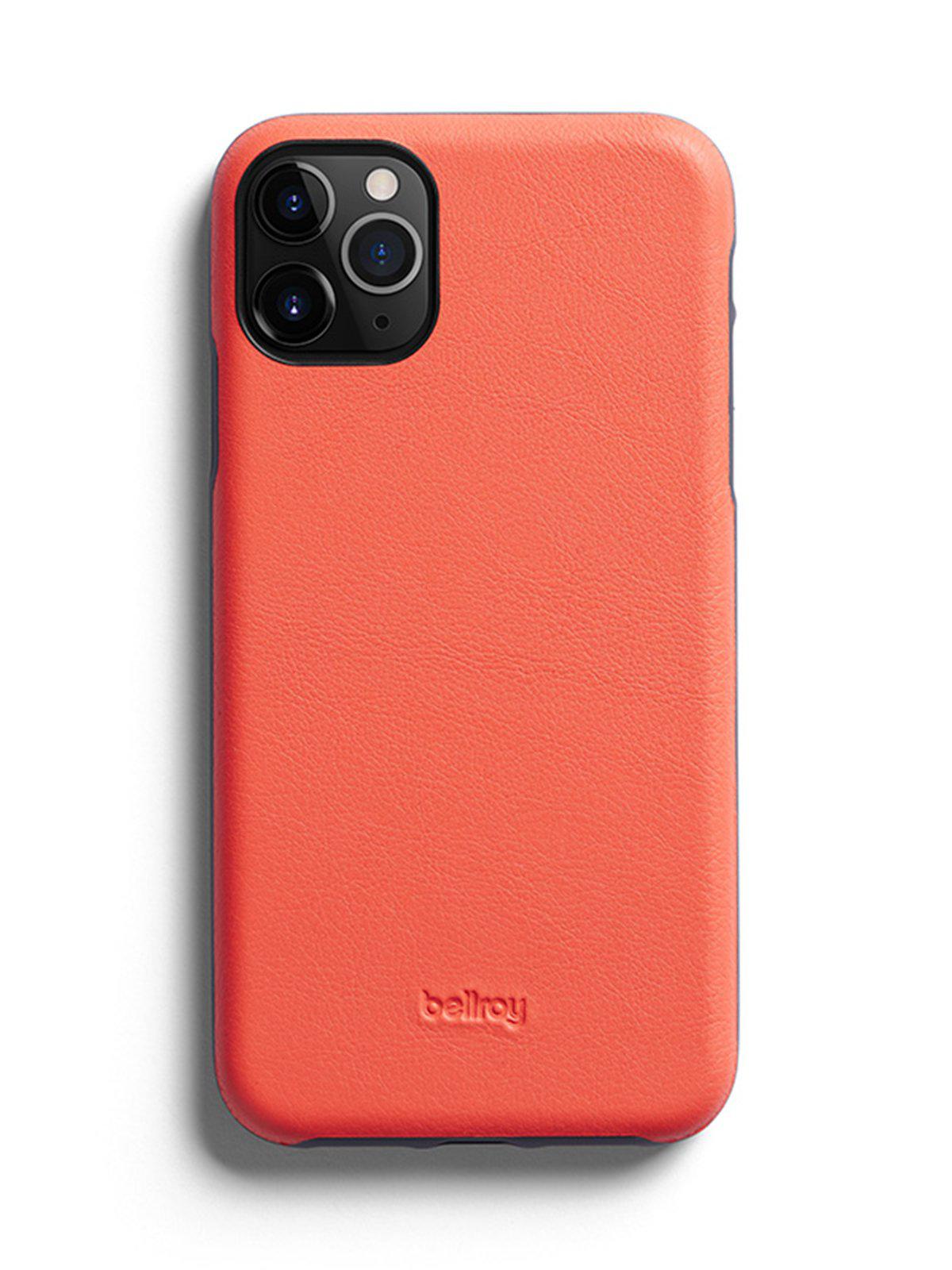 Bellroy Leather Phone Case for iPhone 11 Pro Coral - MORE by Morello Indonesia
