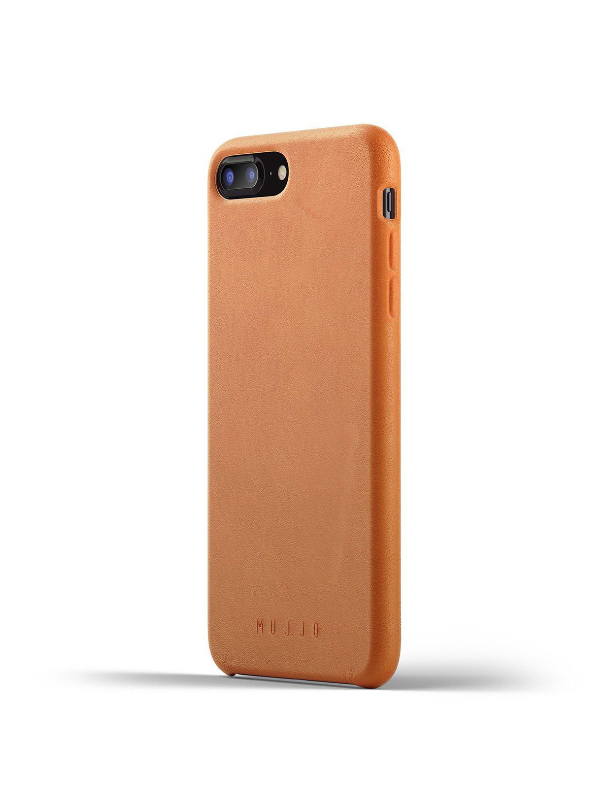 Mujjo Full Leather Case for iPhone 8 Plus / 7 Plus Tan - MORE by Morello Indonesia