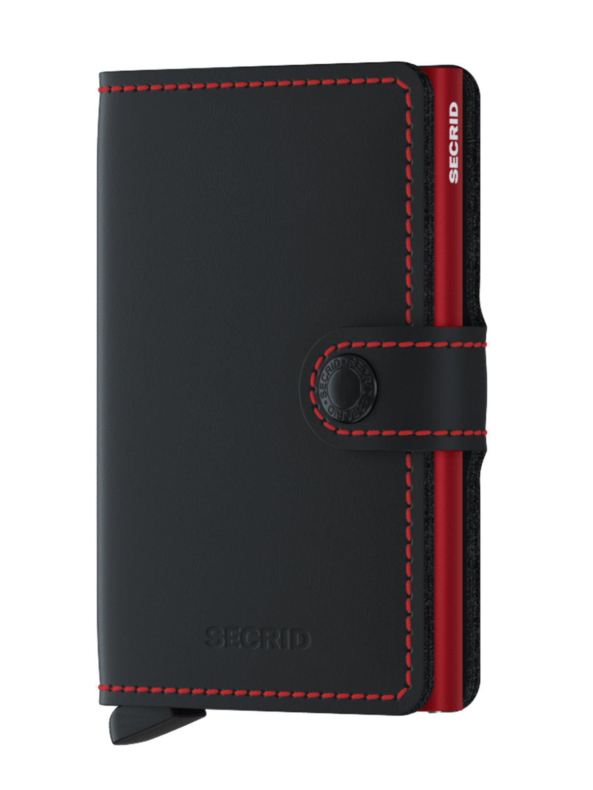 Secrid Miniwallet Matte Black Red