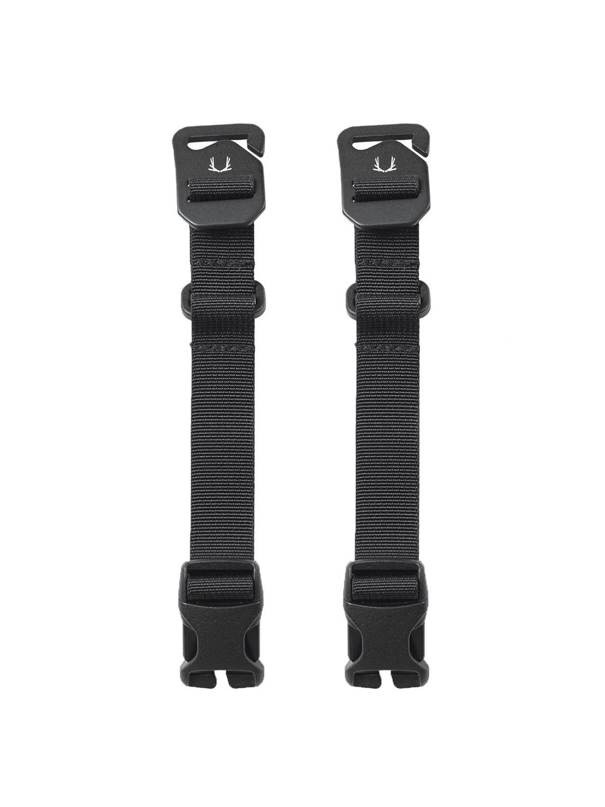 Black Ember Short Compression Straps Jet Black (Set of Two)