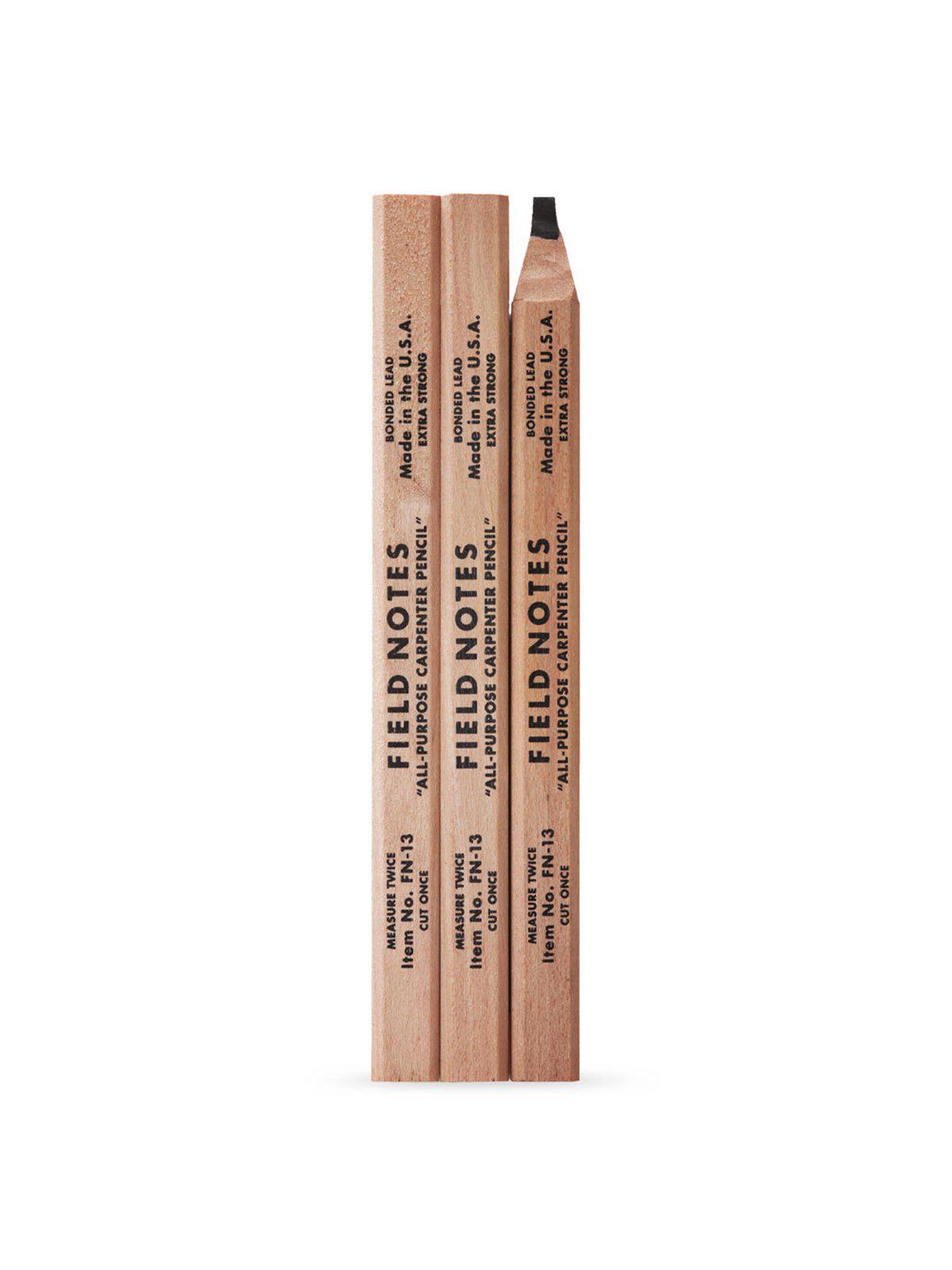 Field Notes Carpenter Pencil 3 Pack - MORE by Morello Indonesia