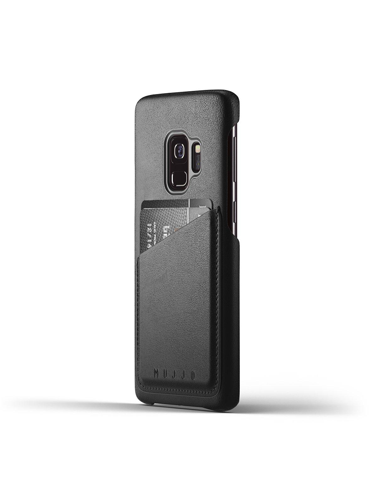 Mujjo Full Leather Wallet Case for Galaxy S9 Black - MORE by Morello Indonesia