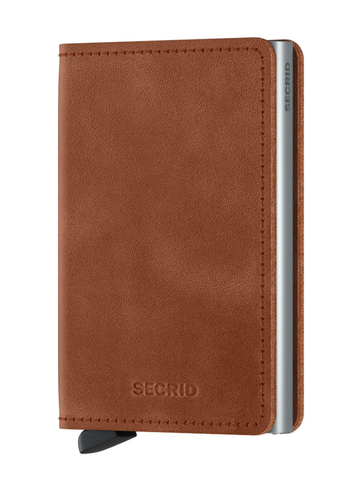 Secrid Slimwallet Vintage Cognac Silver