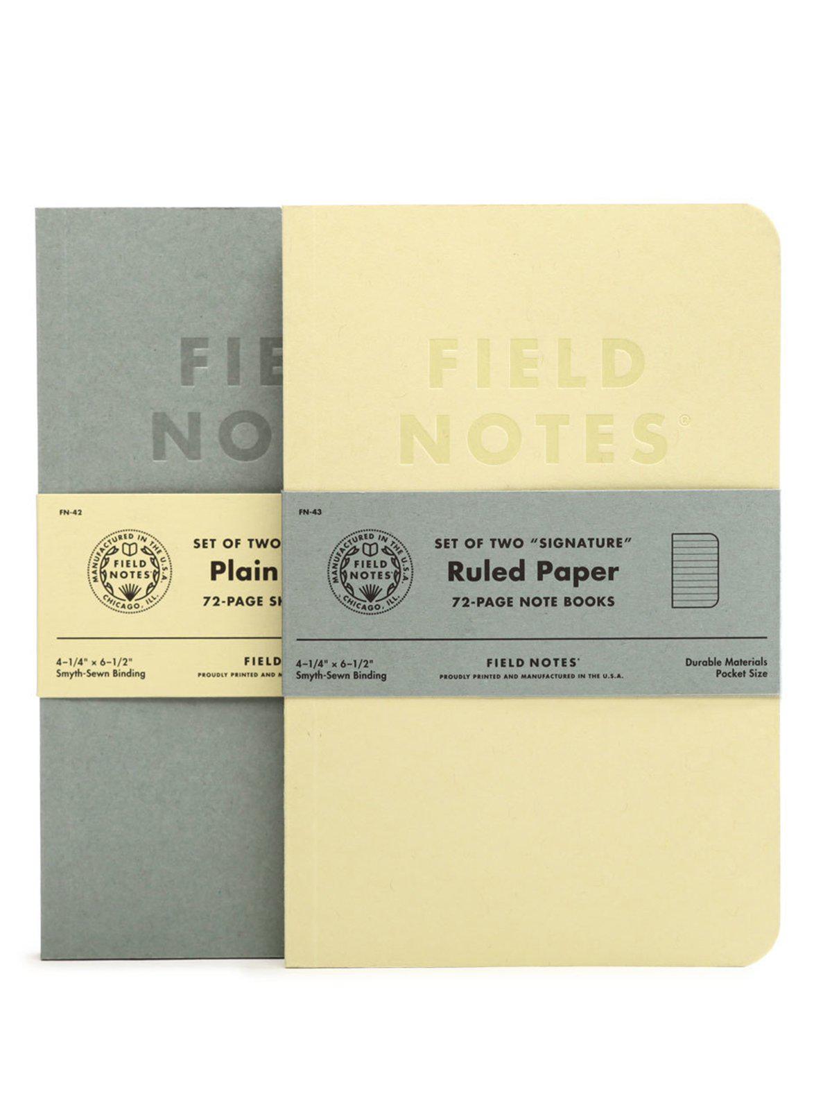 Field Notes Signature 2 Pack Ruled Paper - MORE by Morello Indonesia