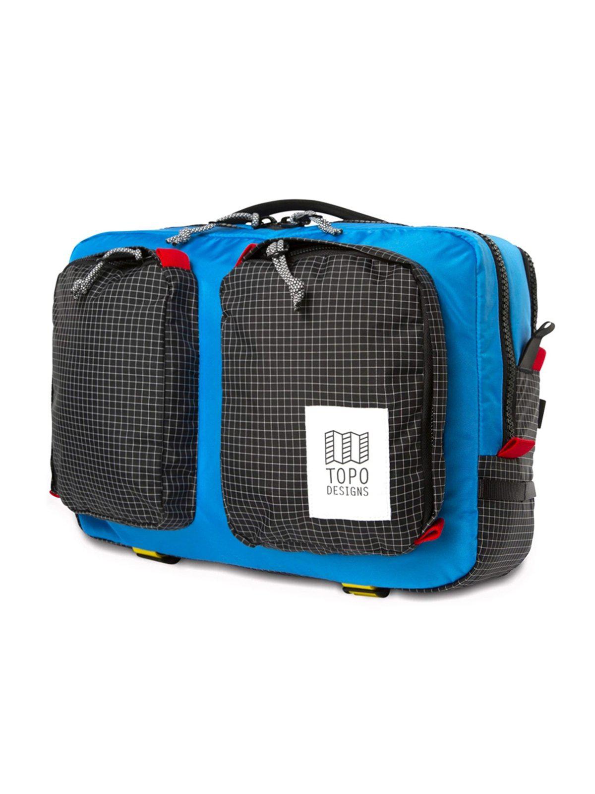 Topo Designs Global Briefcase Red Black Ripstop