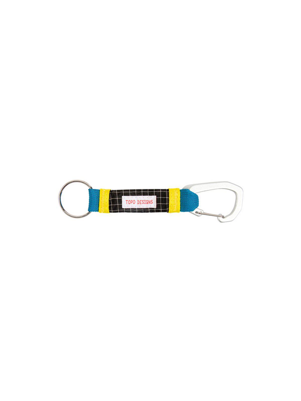 Topo Designs Subalpine Key Clip Blue Black Ripstop