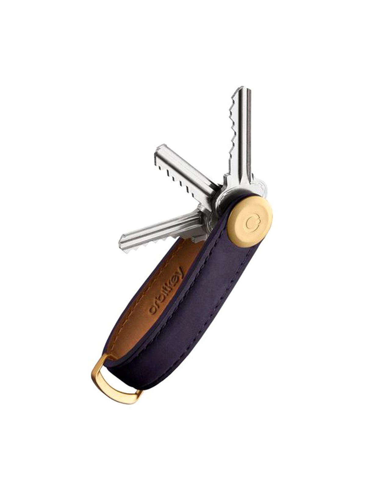 Orbitkey Crazy Horse Leather Aubergine Purple