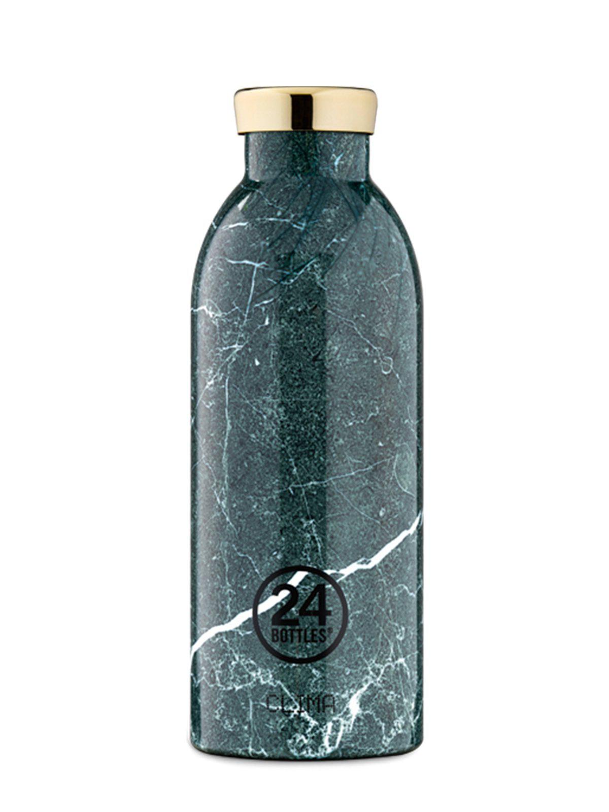 24Bottles Clima Bottle Green Marble 500ml