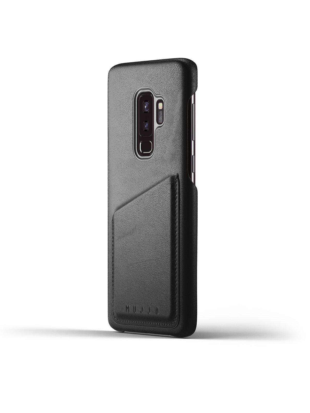 Mujjo Full Leather Wallet Case for Galaxy S9 Plus Black - MORE by Morello Indonesia