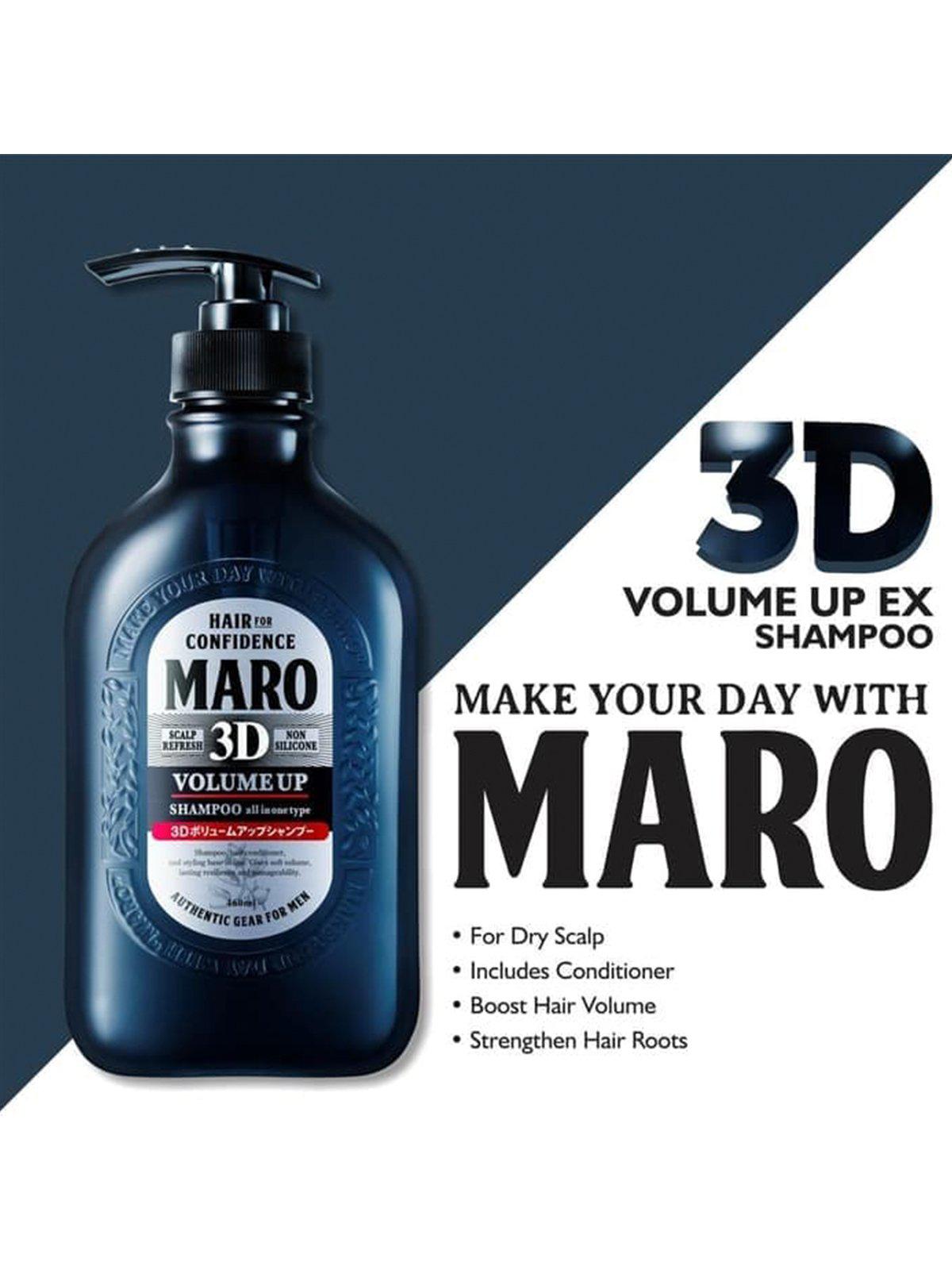 MARO 3D Volume UP Ex Shampoo Incl. Conditioner - MORE by Morello Indonesia