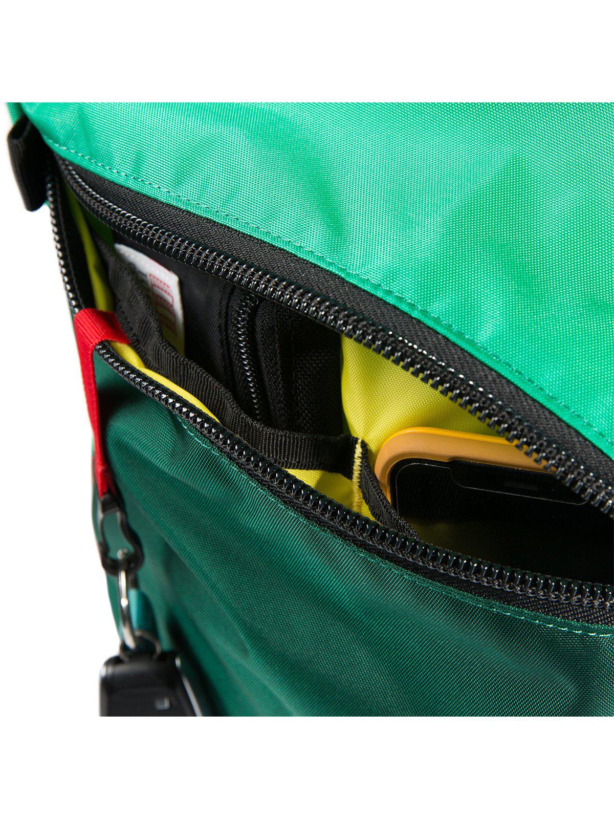 Topo Designs Light Pack Mustard Ripstop Turquoise