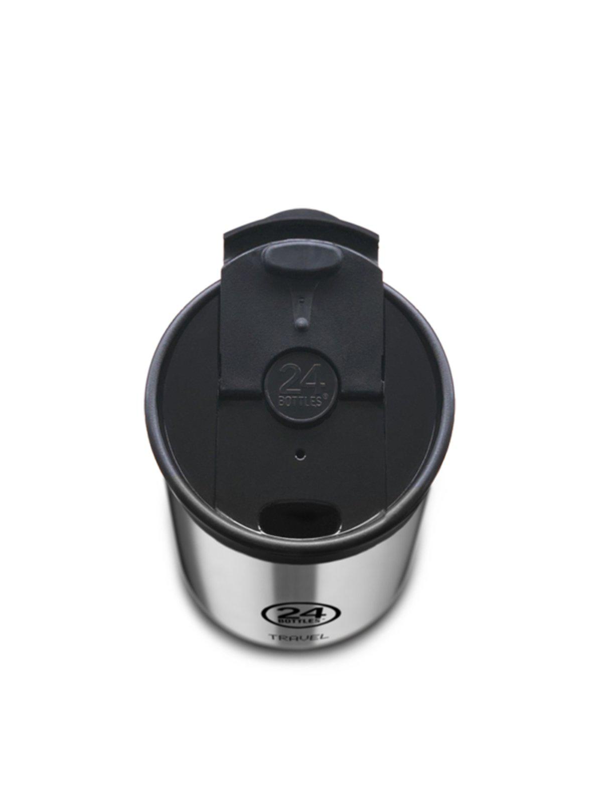 24Bottles Travel Tumbler Black Marble 350ml - MORE by Morello Indonesia
