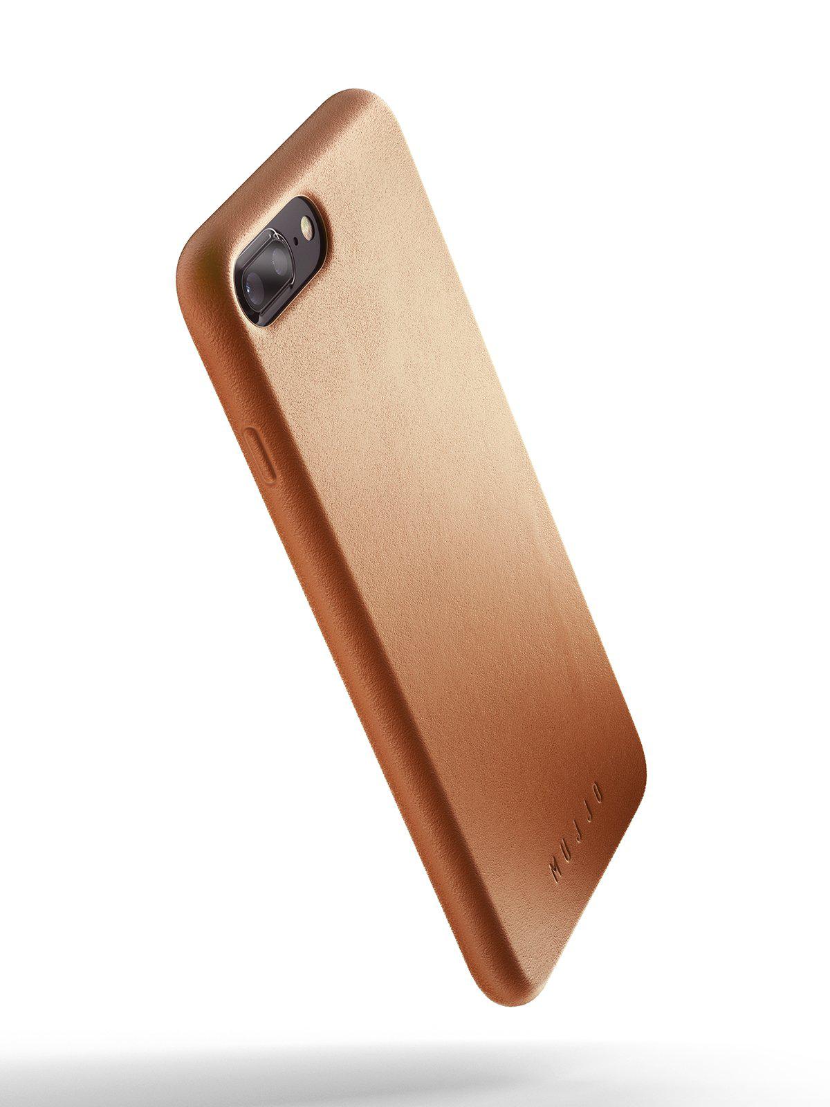 Mujjo Full Leather Case for iPhone 8 Plus / 7 Plus Tan - MORE by Morello Indonesia