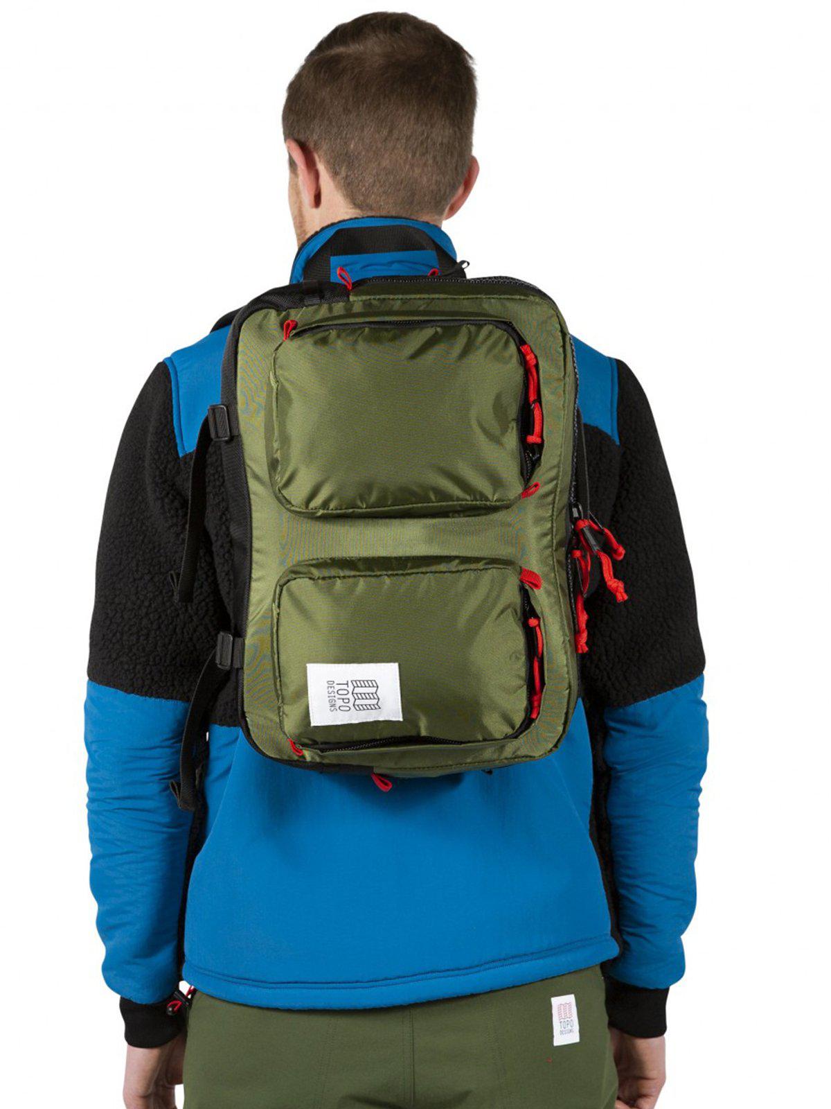 Topo Designs Global Briefcase Olive