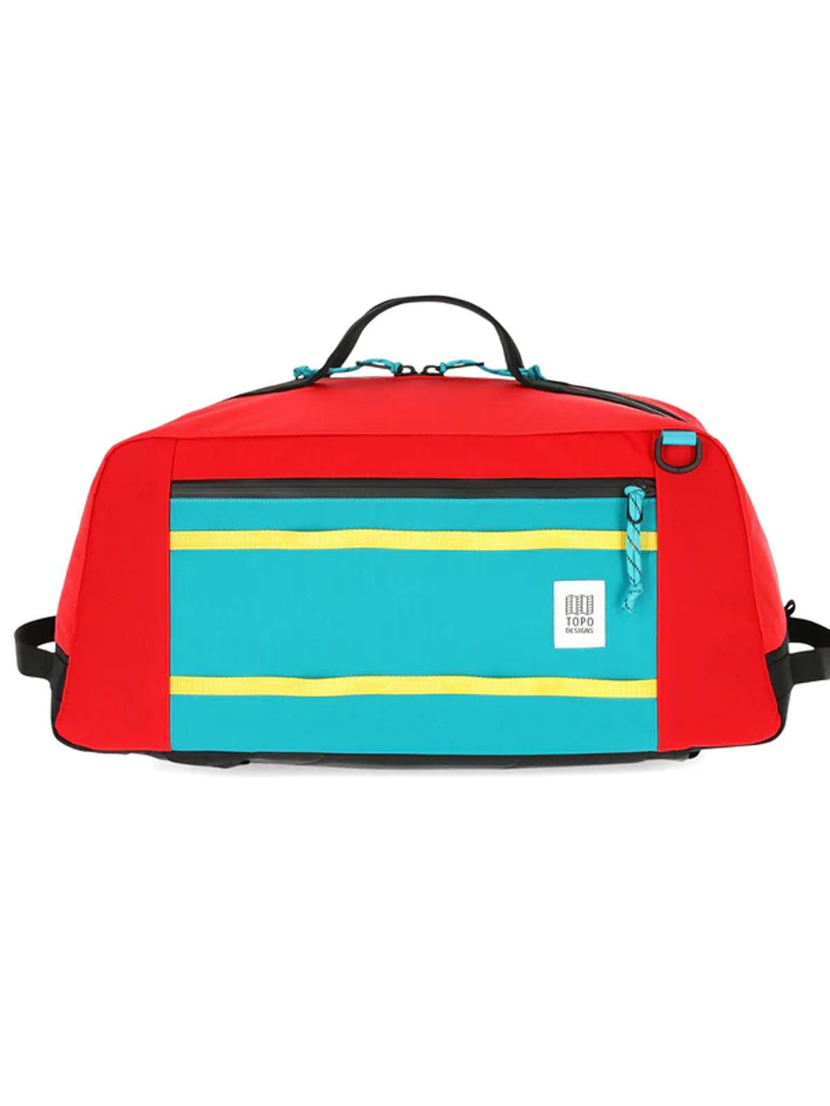 Topo Designs Mountain Duffel Red Turquoise