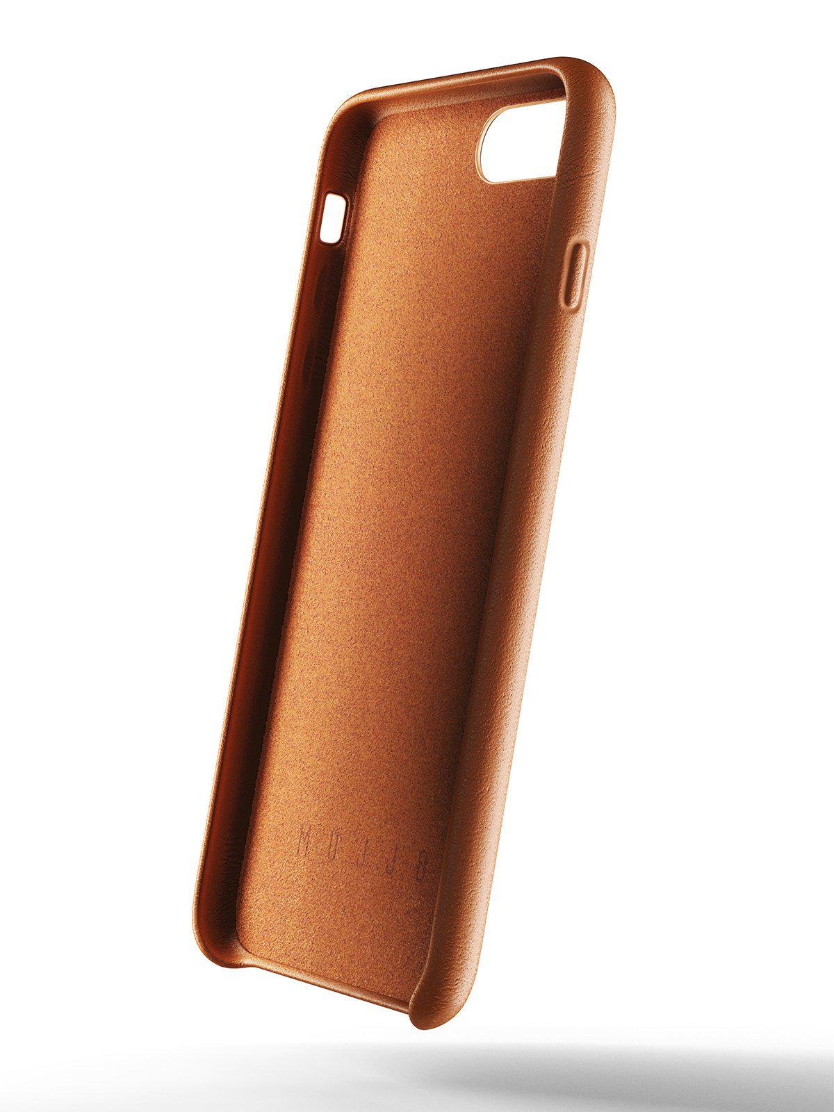 Mujjo Full Leather Case for iPhone 8 Plus / 7 Plus Tan - MORE by Morello Indonesia