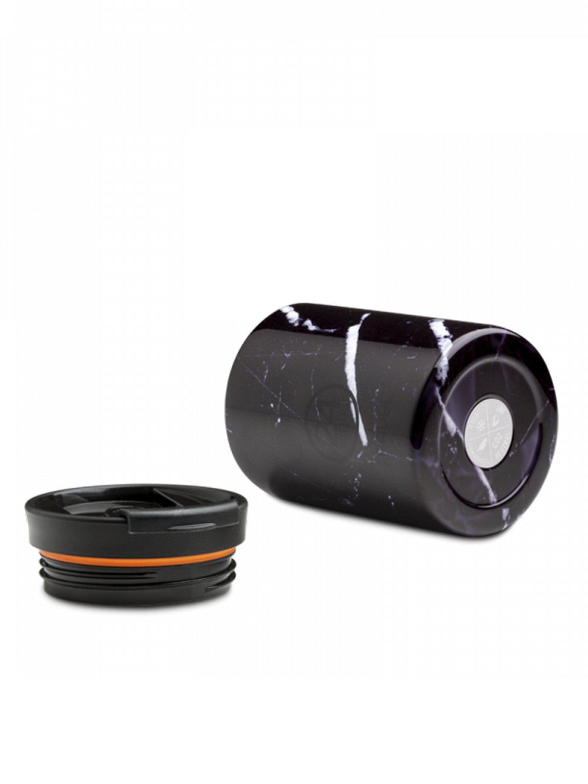 24Bottles Travel Tumbler Black Marble 350ml - MORE by Morello Indonesia