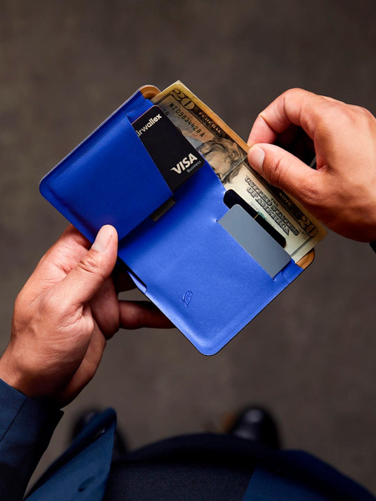 Bellroy APEX Note Sleeve Wallet Pepperblue RFID