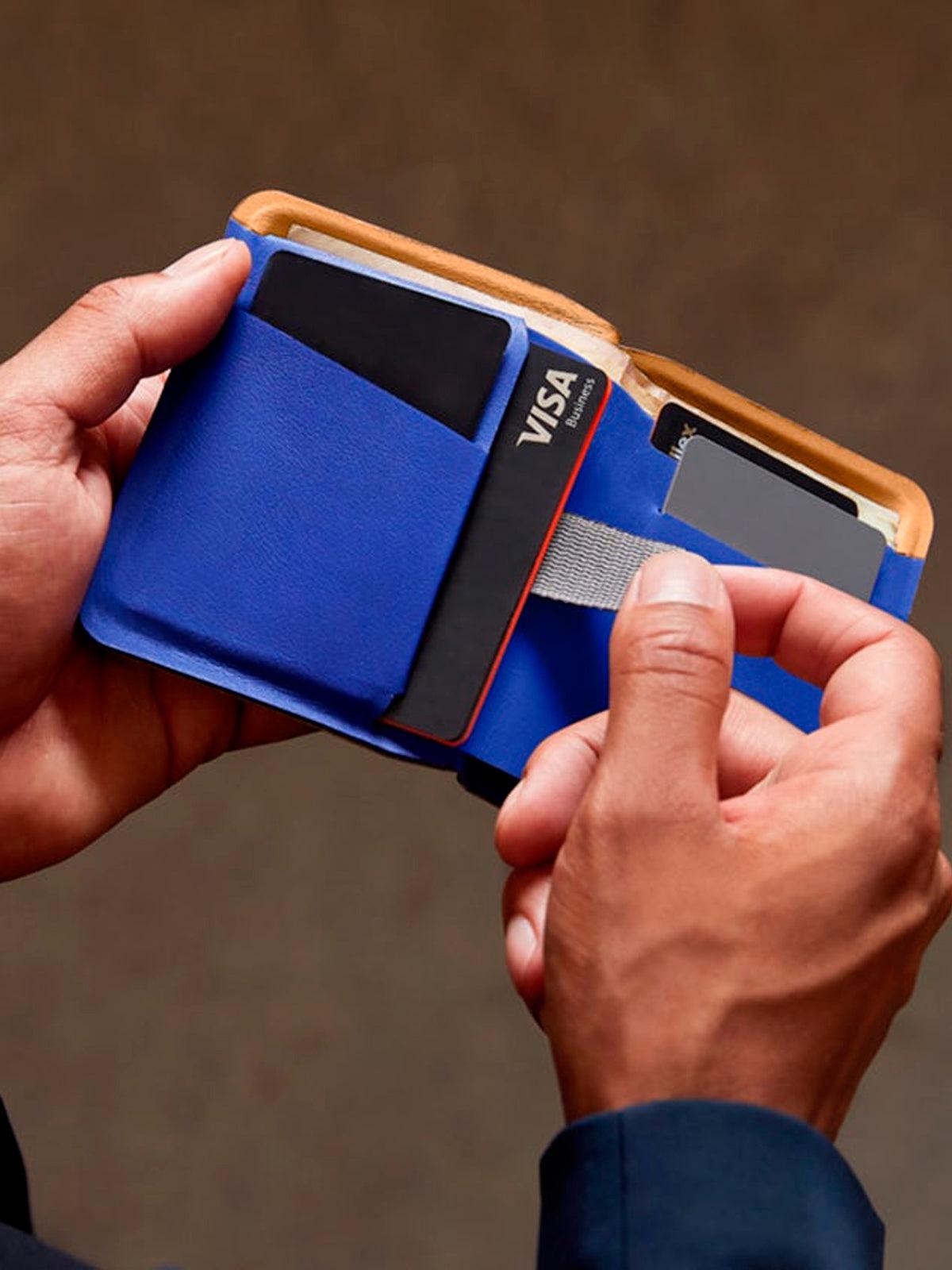 Bellroy APEX Note Sleeve Wallet Pepperblue RFID