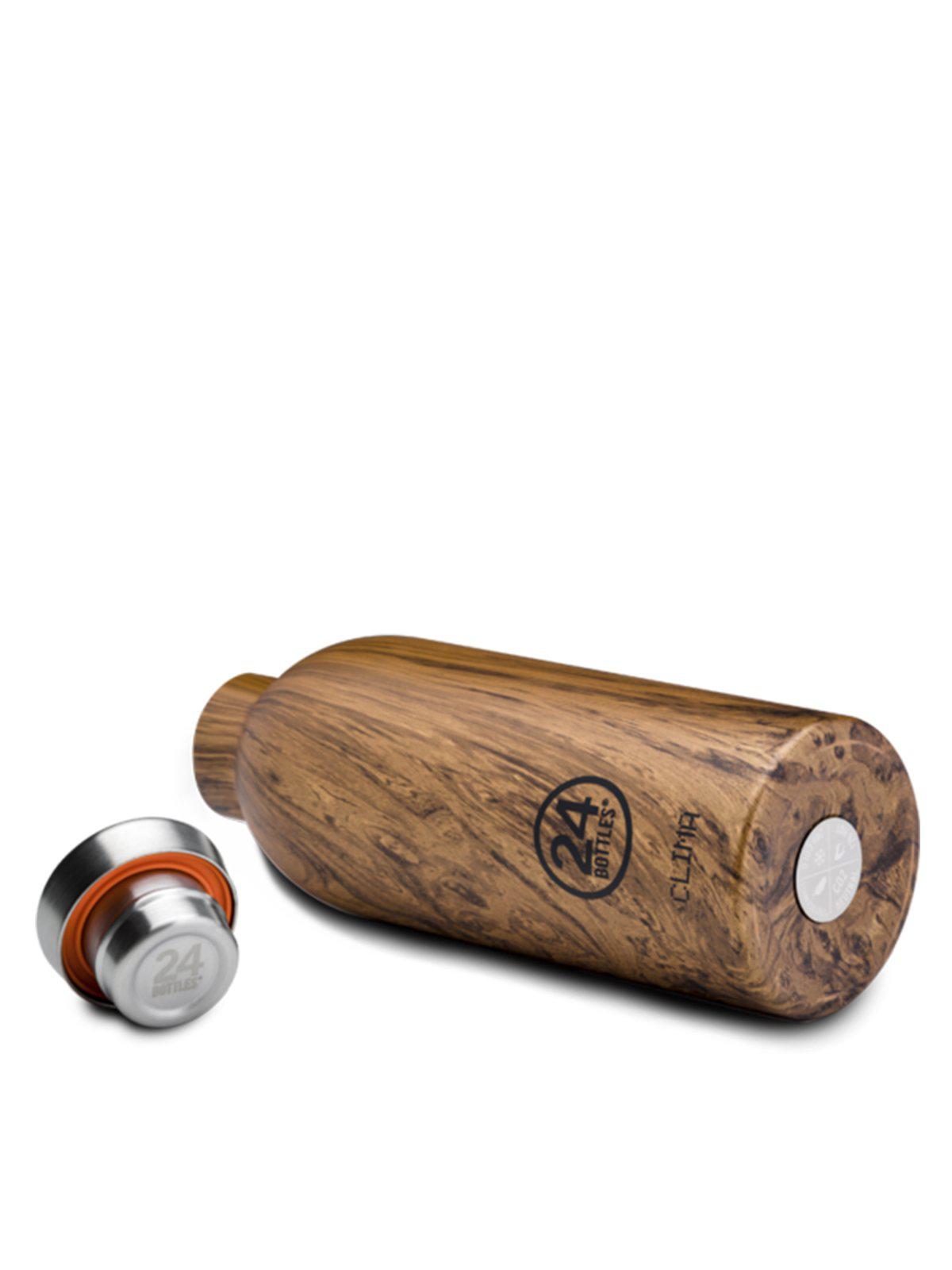 24Bottles Clima Bottle Sequoia Wood 500ml - MORE by Morello Indonesia