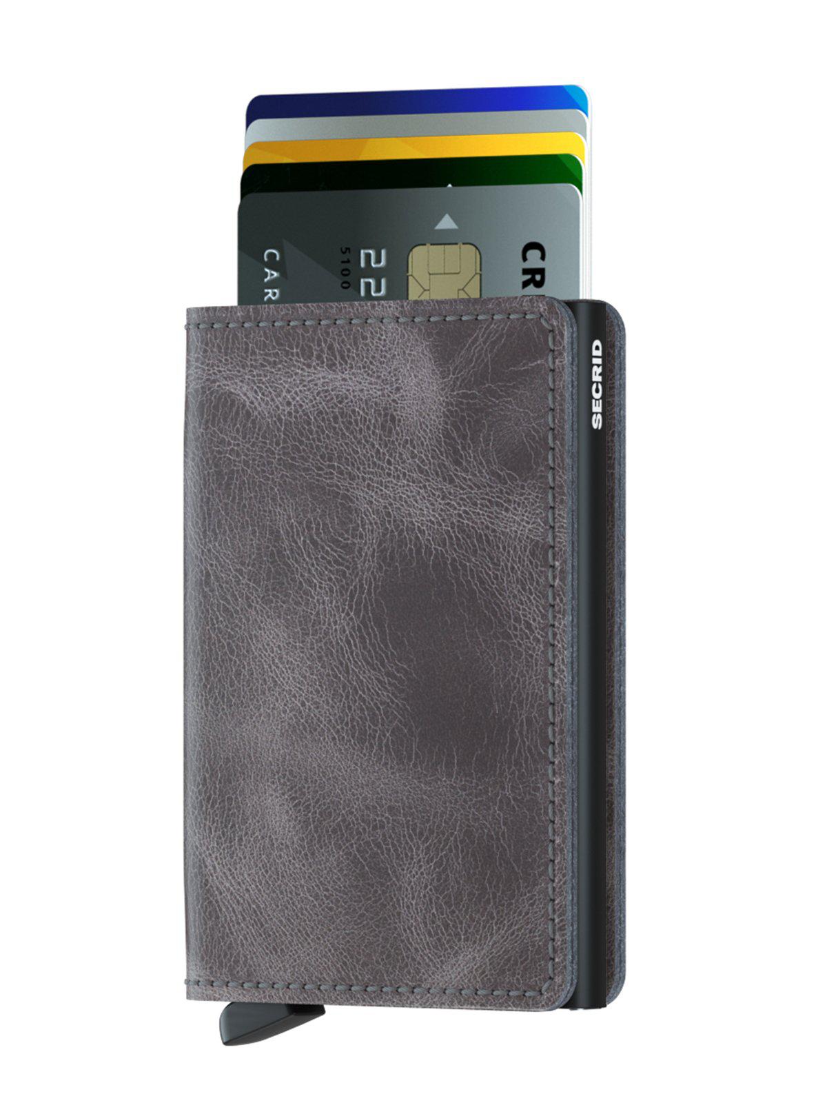 Secrid Slimwallet Vintage Grey Black