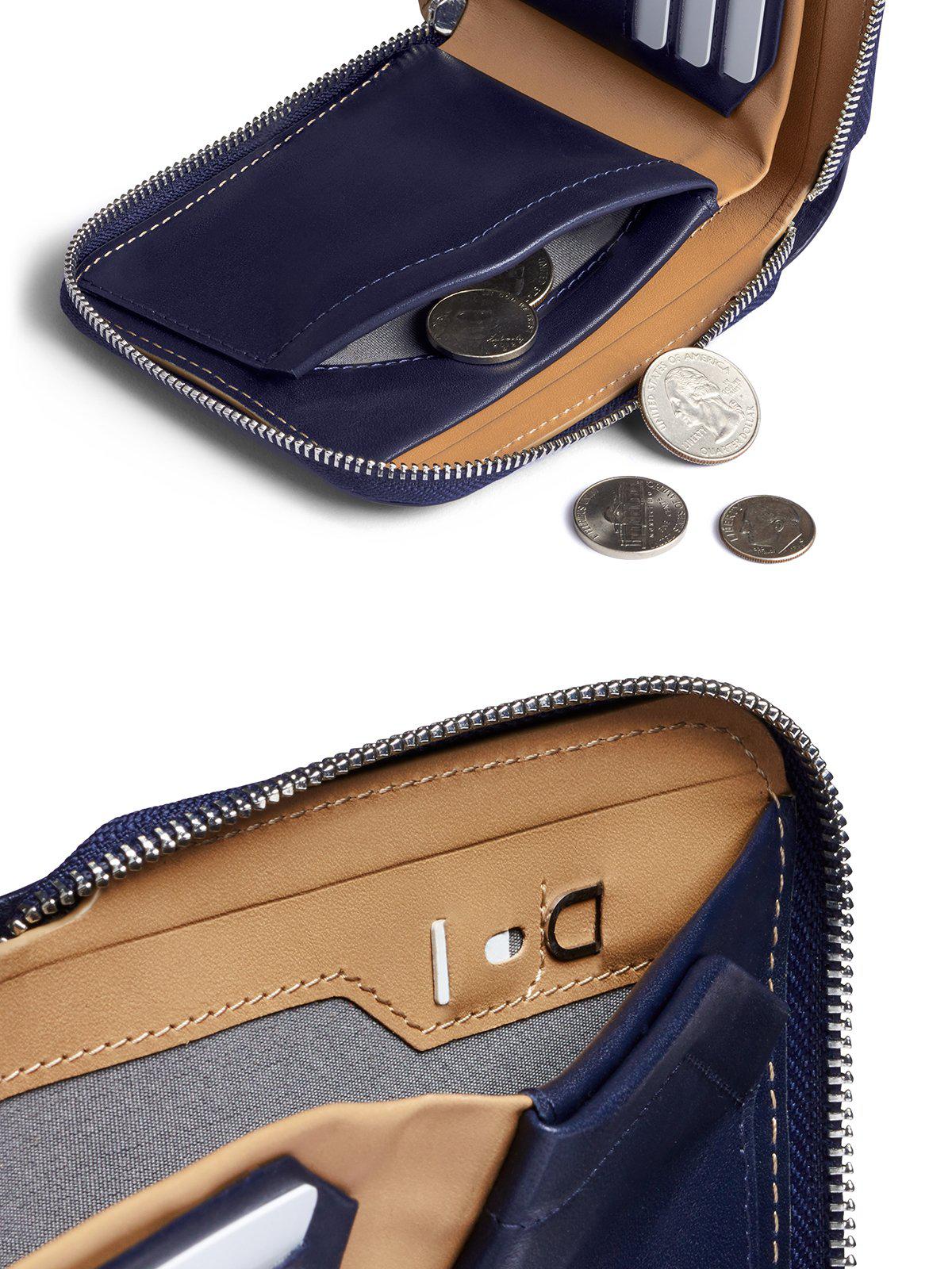 Bellroy Zip Wallet Navy RFID - MORE by Morello Indonesia