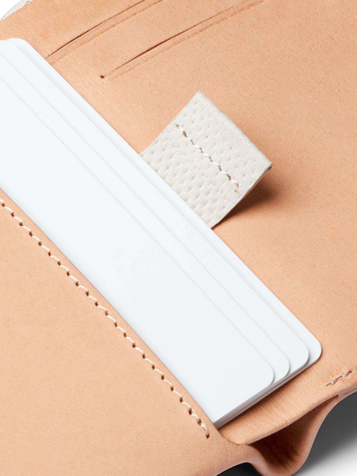 Bellroy Note Sleeve Wallet Premium Edition Natural RFID