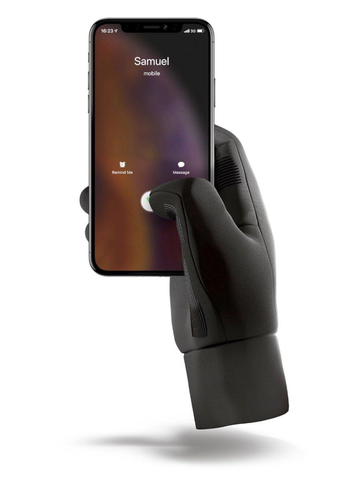 Mujjo Touchscreen Gloves Black Medium - MORE by Morello Indonesia