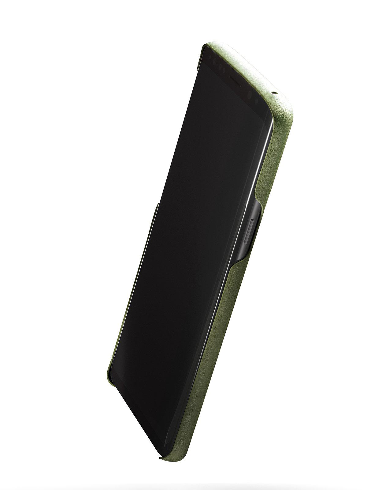Mujjo Full Leather Wallet Case for Galaxy S9 Olive - MORE by Morello Indonesia