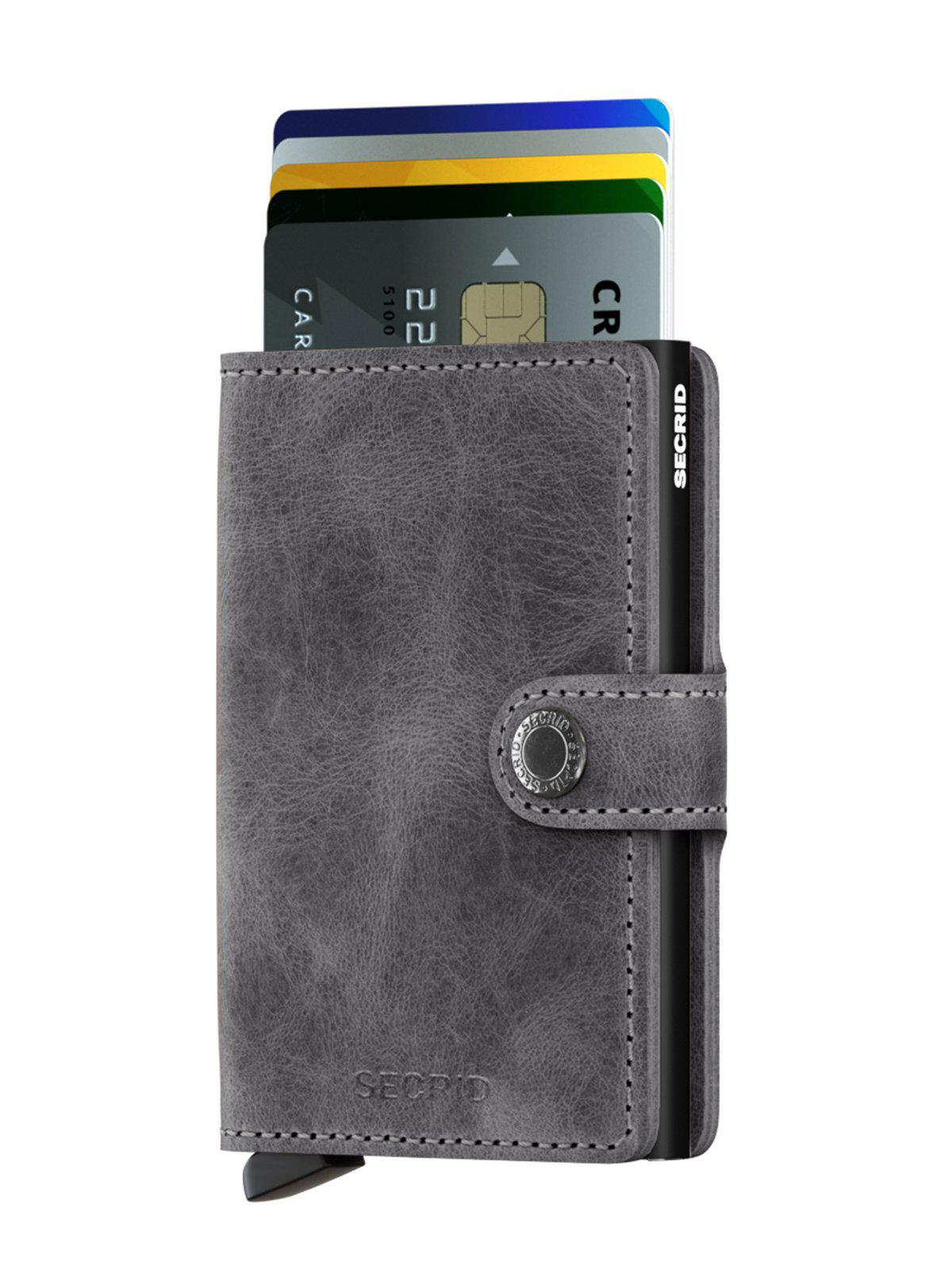 Secrid Miniwallet Vintage Grey Black