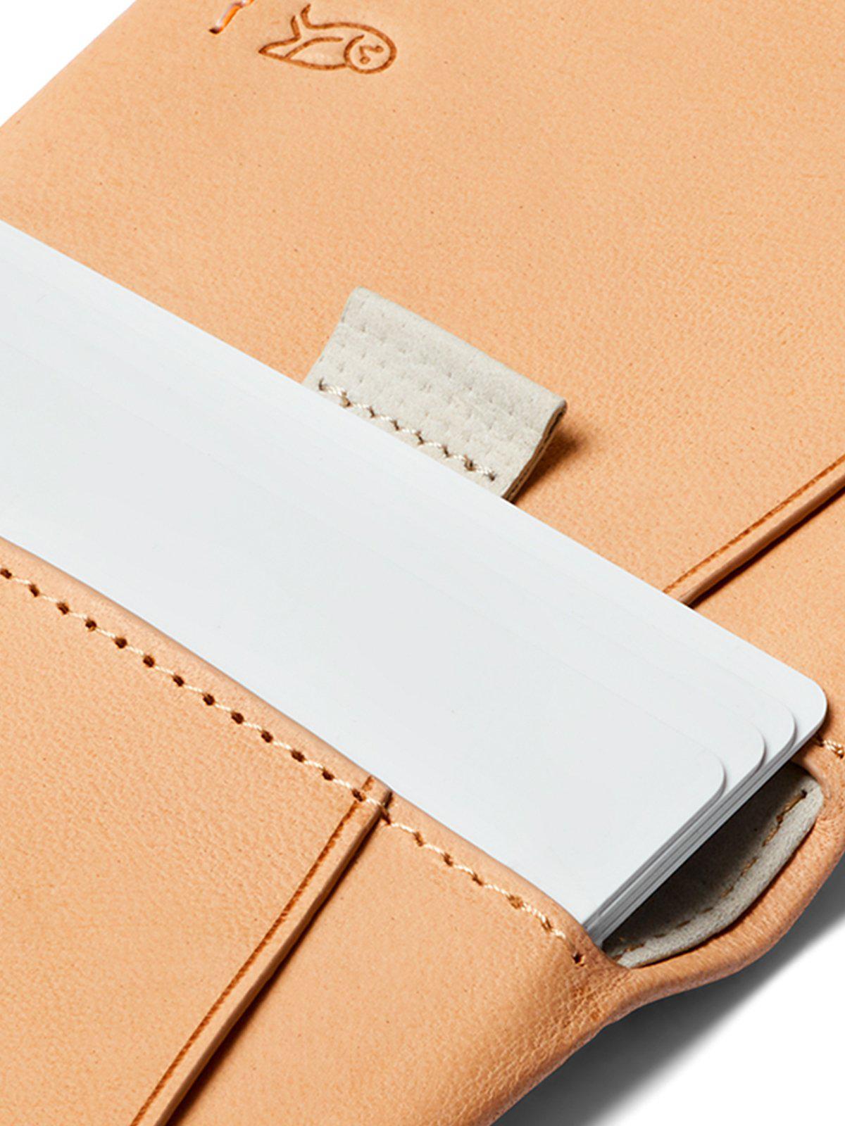 Bellroy Slim Sleeve Wallet Premium Edition Natural RFID