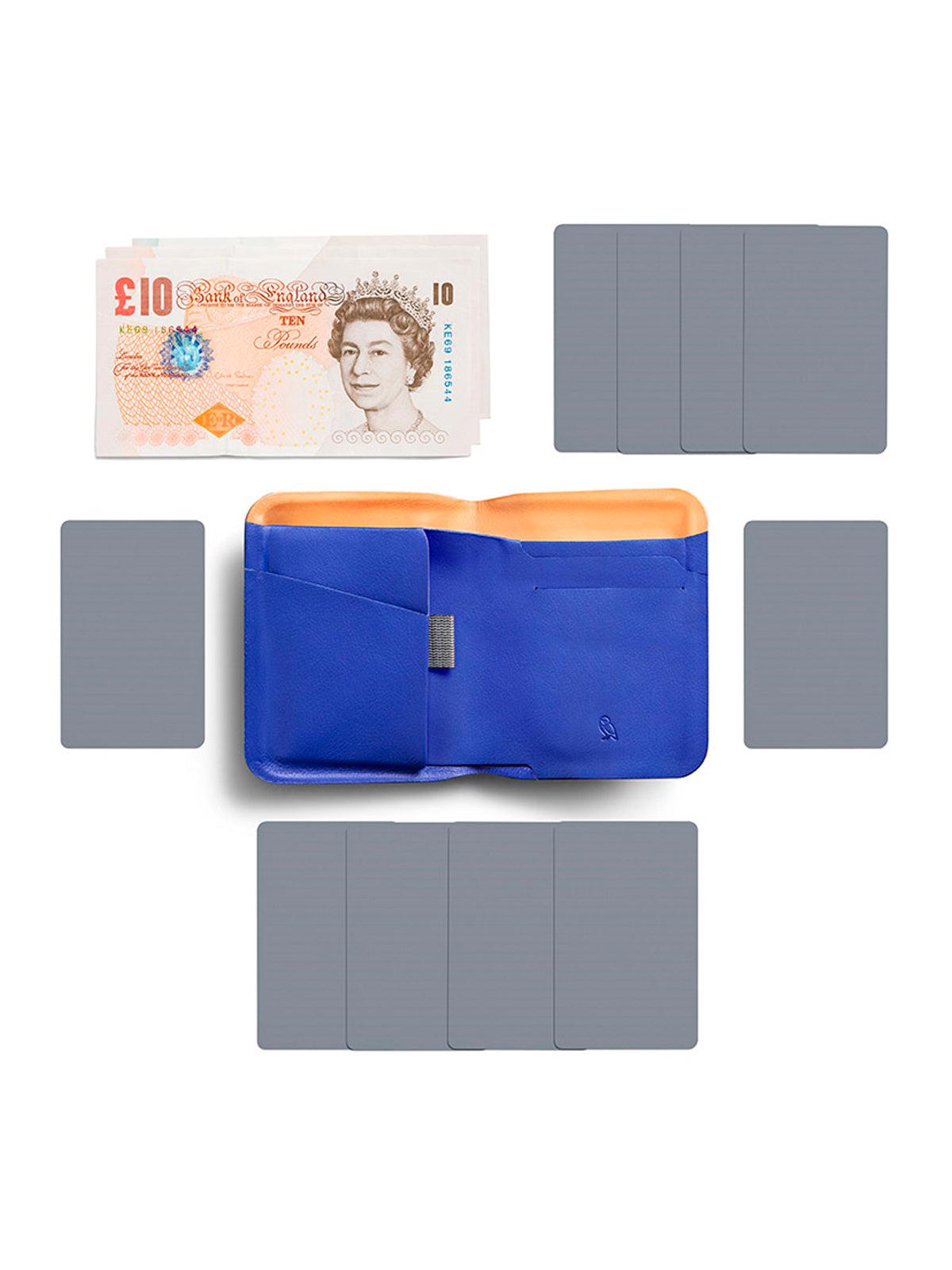 Bellroy APEX Note Sleeve Wallet Pepperblue RFID