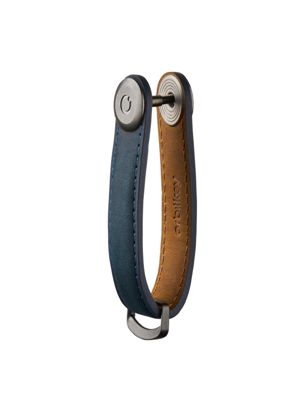 Orbitkey Crazy Horse Leather Marine Blue/Blue