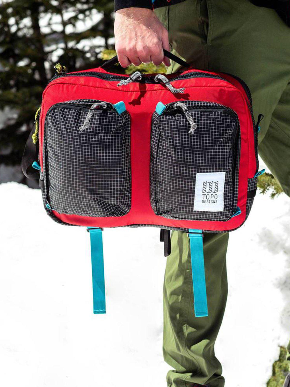 Topo Designs Global Briefcase Black Ballistic