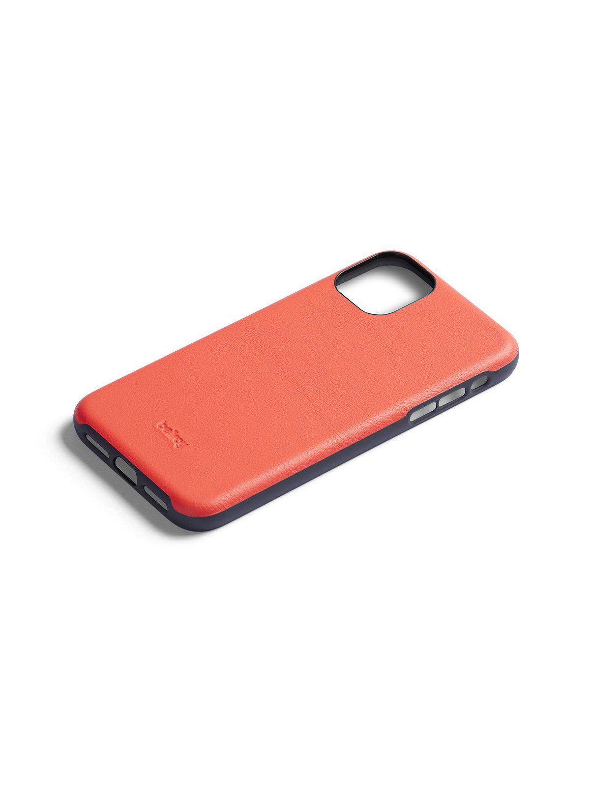 Bellroy Leather Phone Case for iPhone 11 Pro Coral - MORE by Morello Indonesia