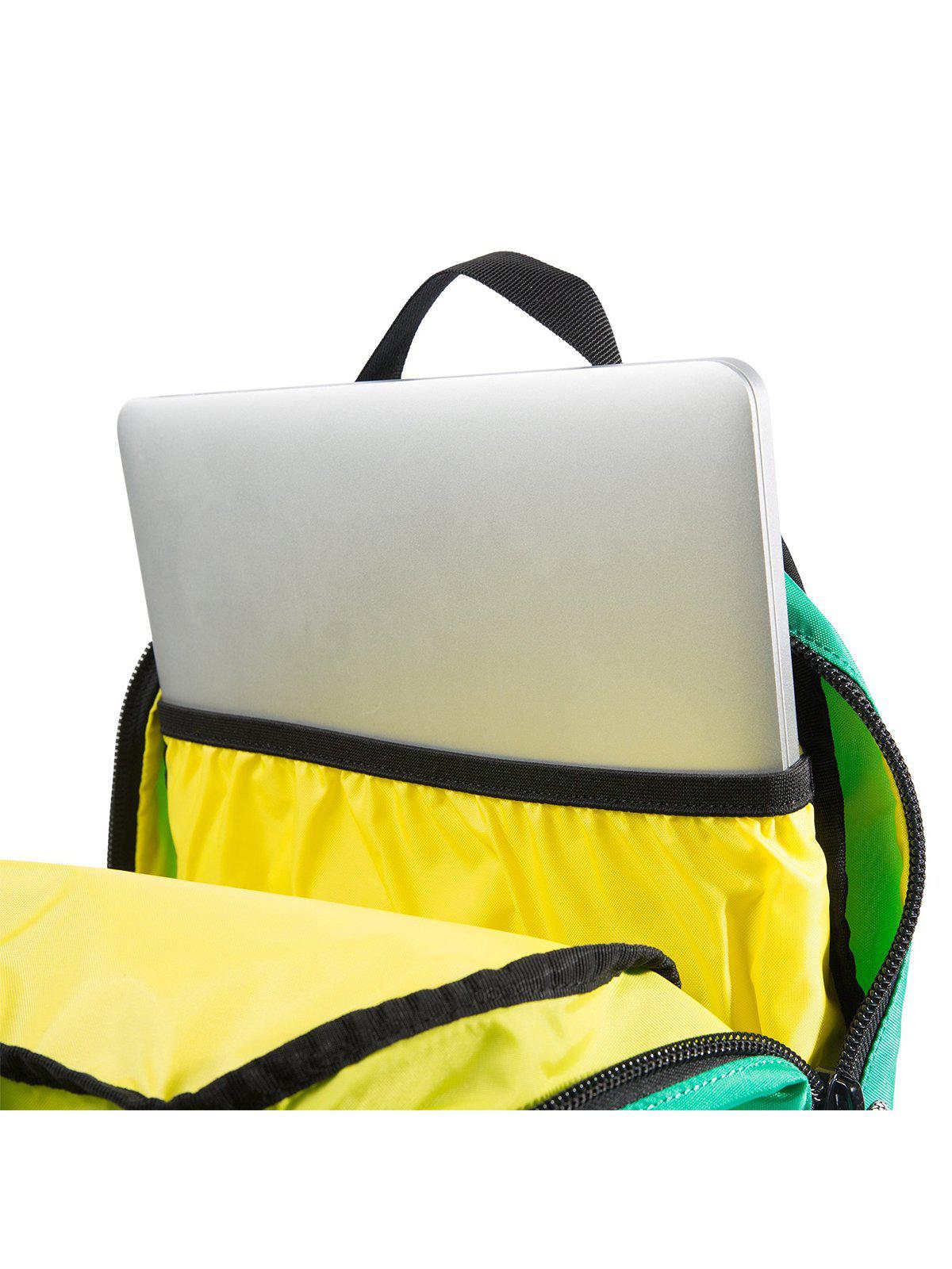 Topo Designs Light Pack Mustard Ripstop Turquoise