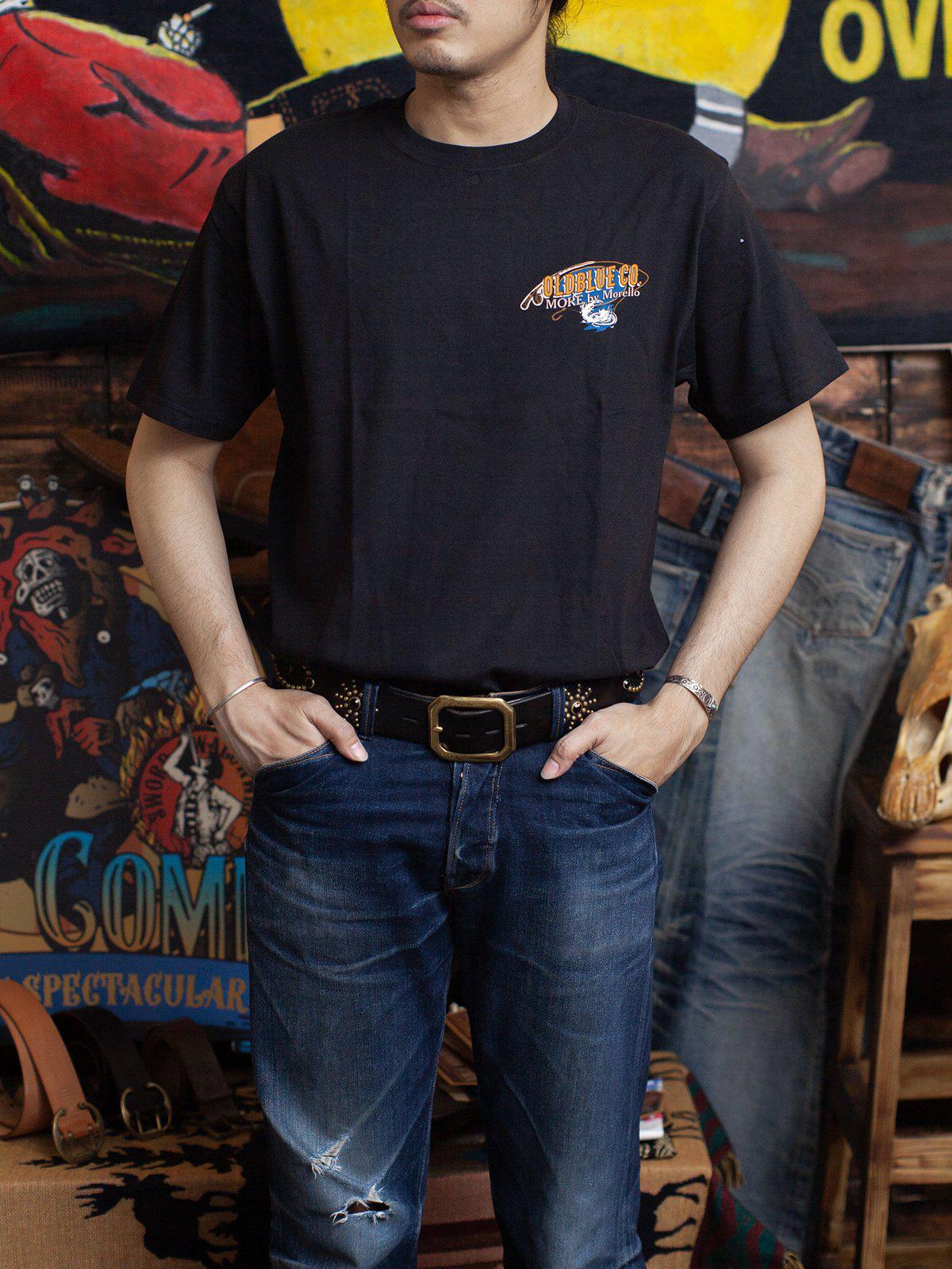 Oldblue Co. x MORE by Morello Tee The Outdoor Journeys Black - MORE by Morello Indonesia