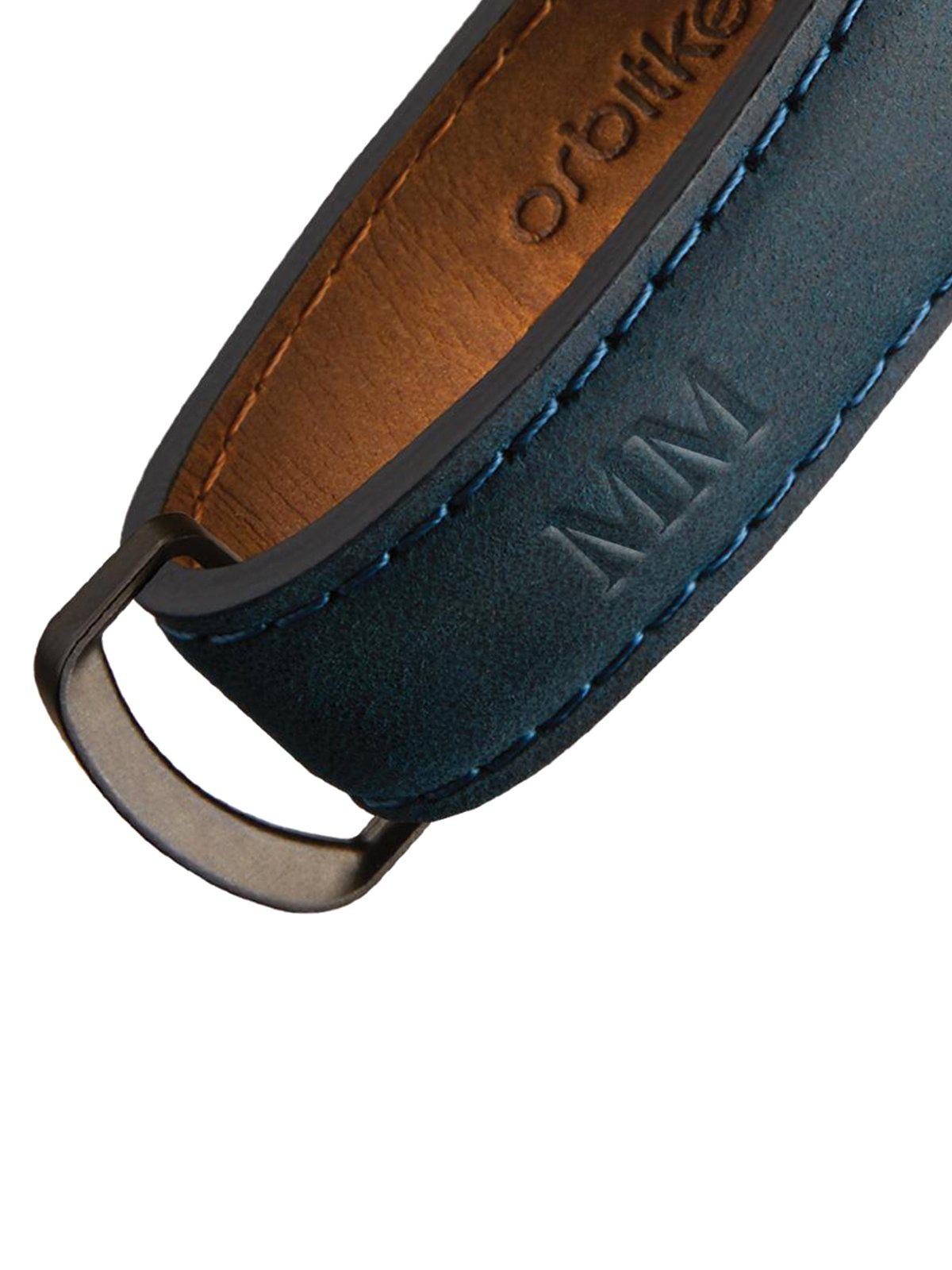 Orbitkey Crazy Horse Leather Marine Blue/Blue