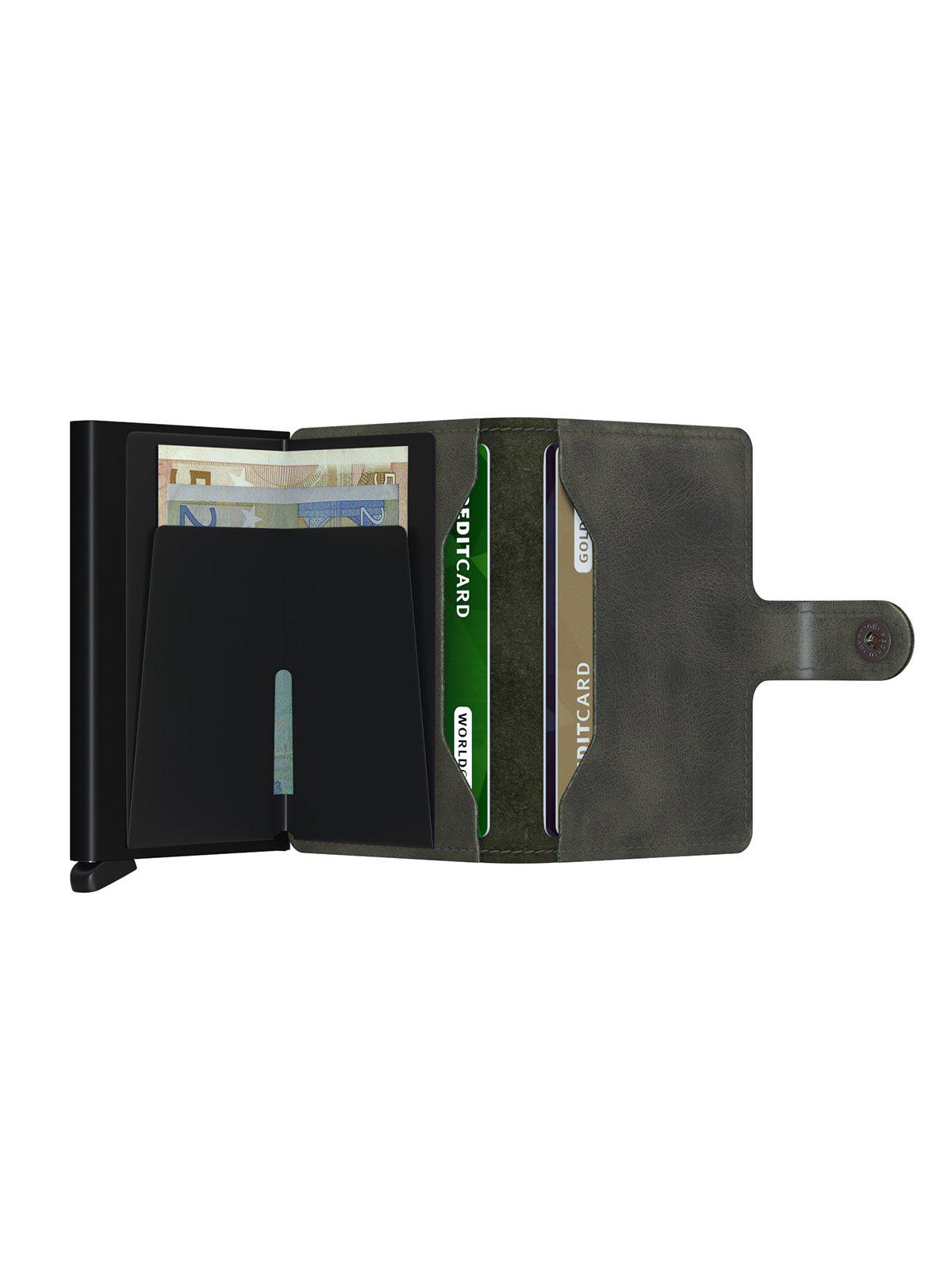 Secrid Miniwallet Vintage Olive Black