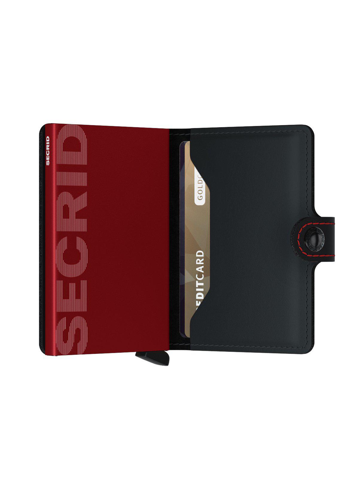 Secrid Miniwallet Matte Black Red