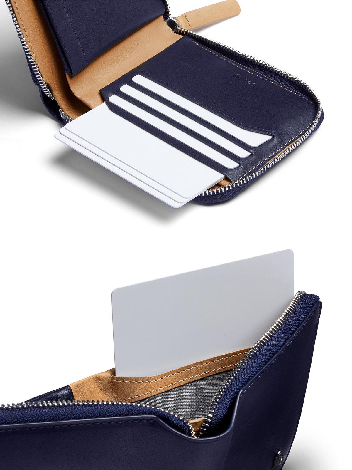 Bellroy Zip Wallet Navy RFID - MORE by Morello Indonesia