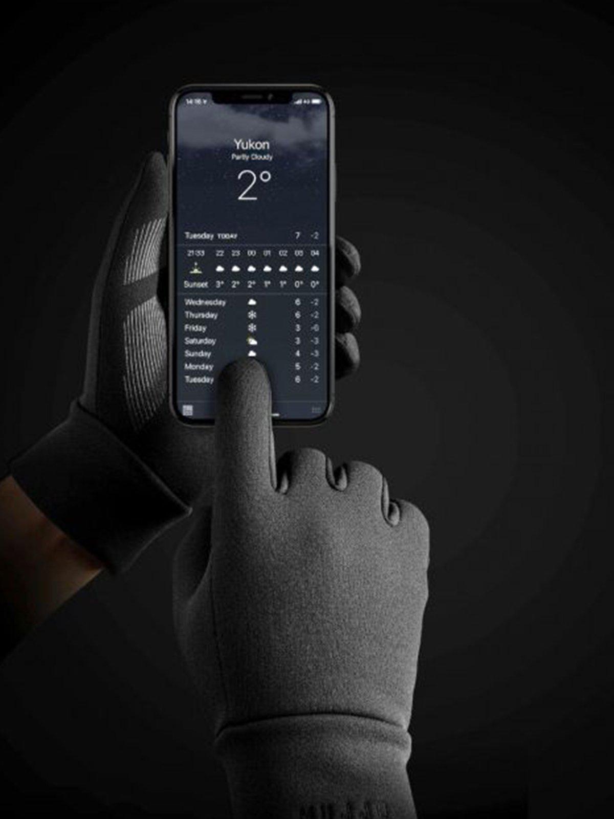 Mujjo Touchscreen Gloves Black Medium - MORE by Morello Indonesia