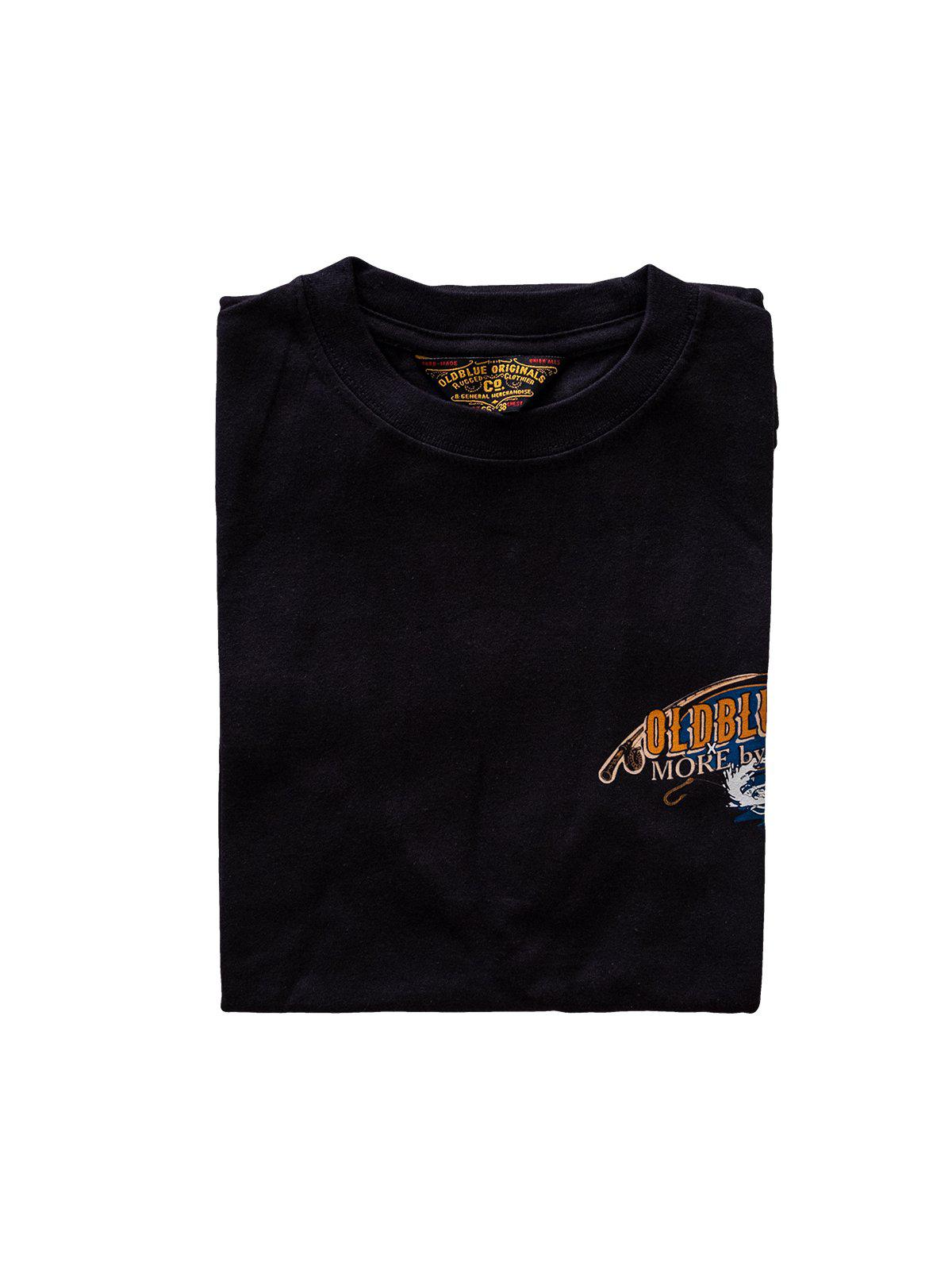 Oldblue Co. x MORE by Morello Tee The Outdoor Journeys Black - MORE by Morello Indonesia