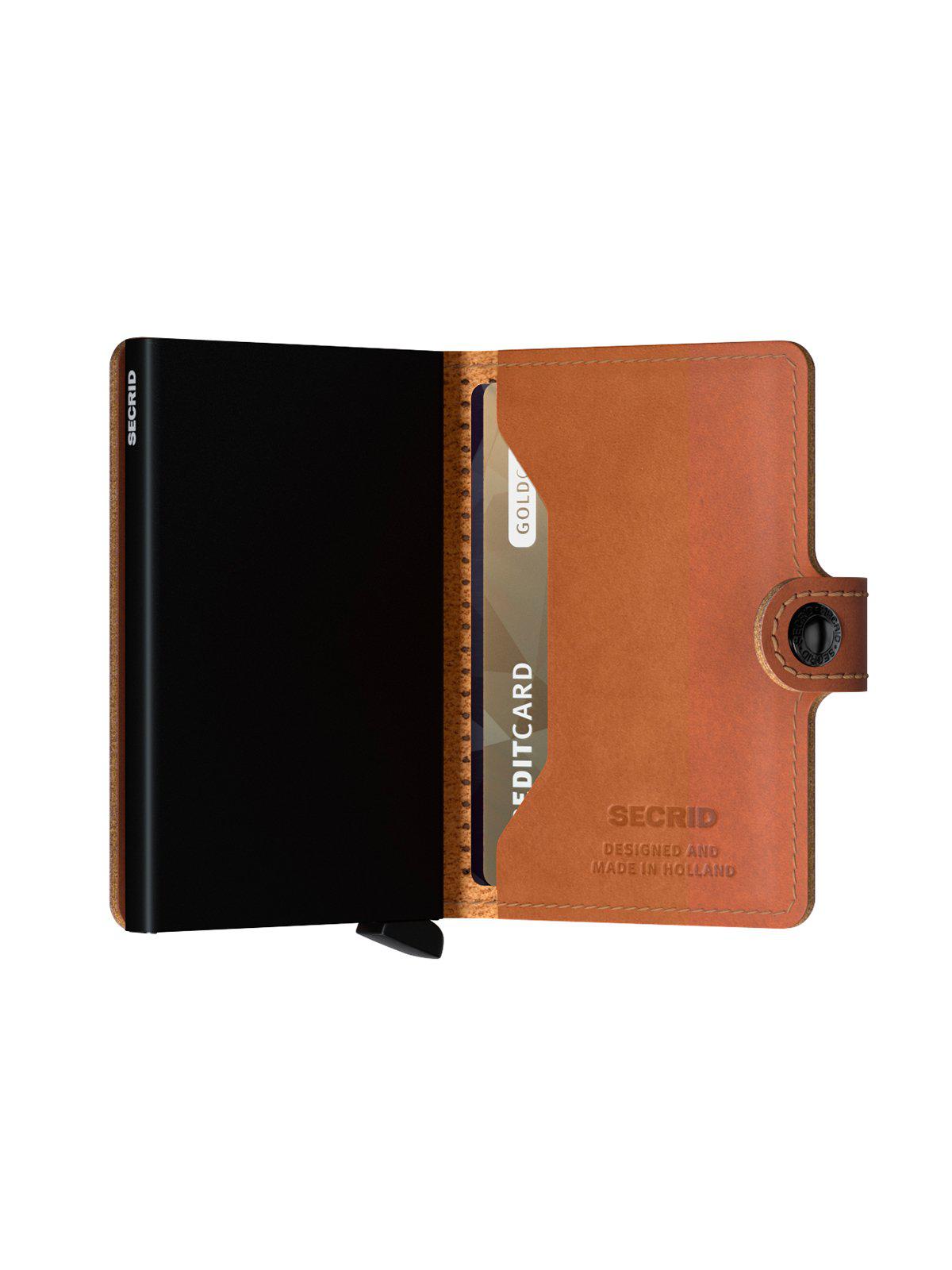 Secrid Miniwallet Perforated Cognac
