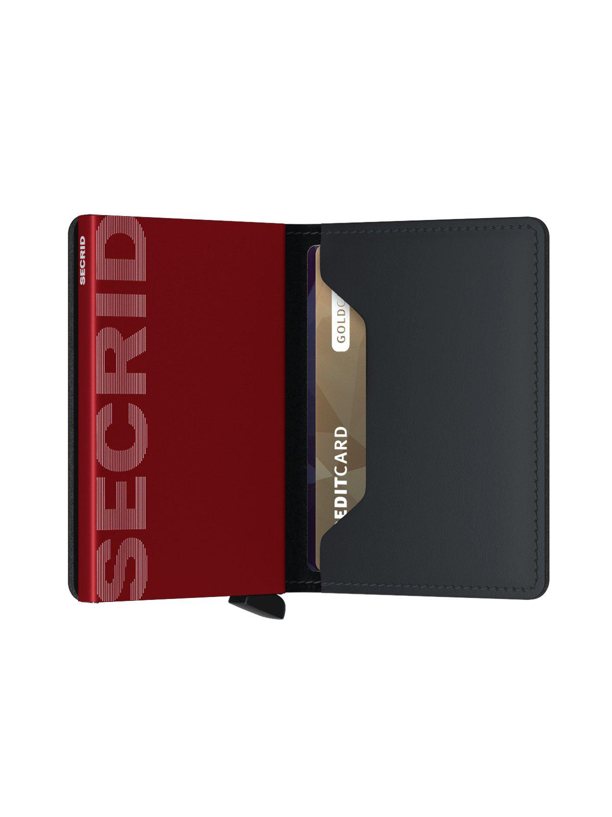 Secrid Slimwallet Matte Black Red