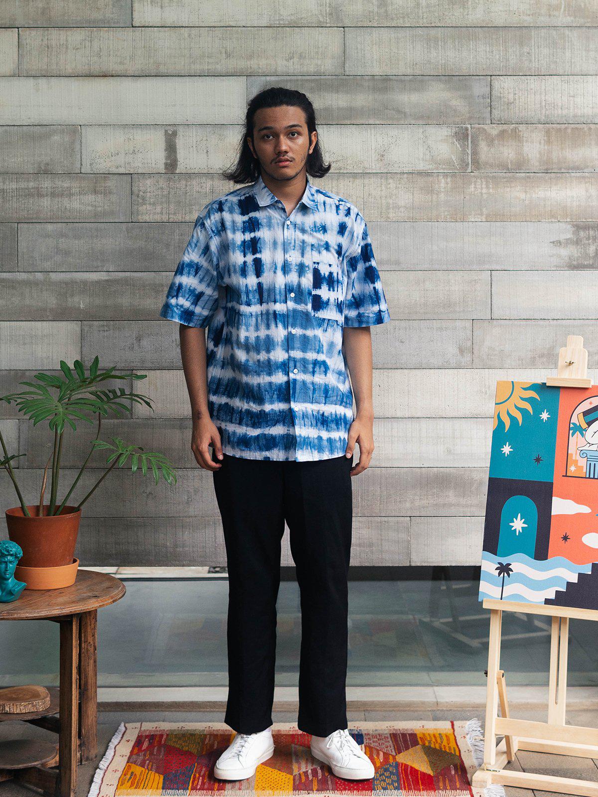 Contentment. Joy Natural Dyed Shirt - MORE by Morello Indonesia