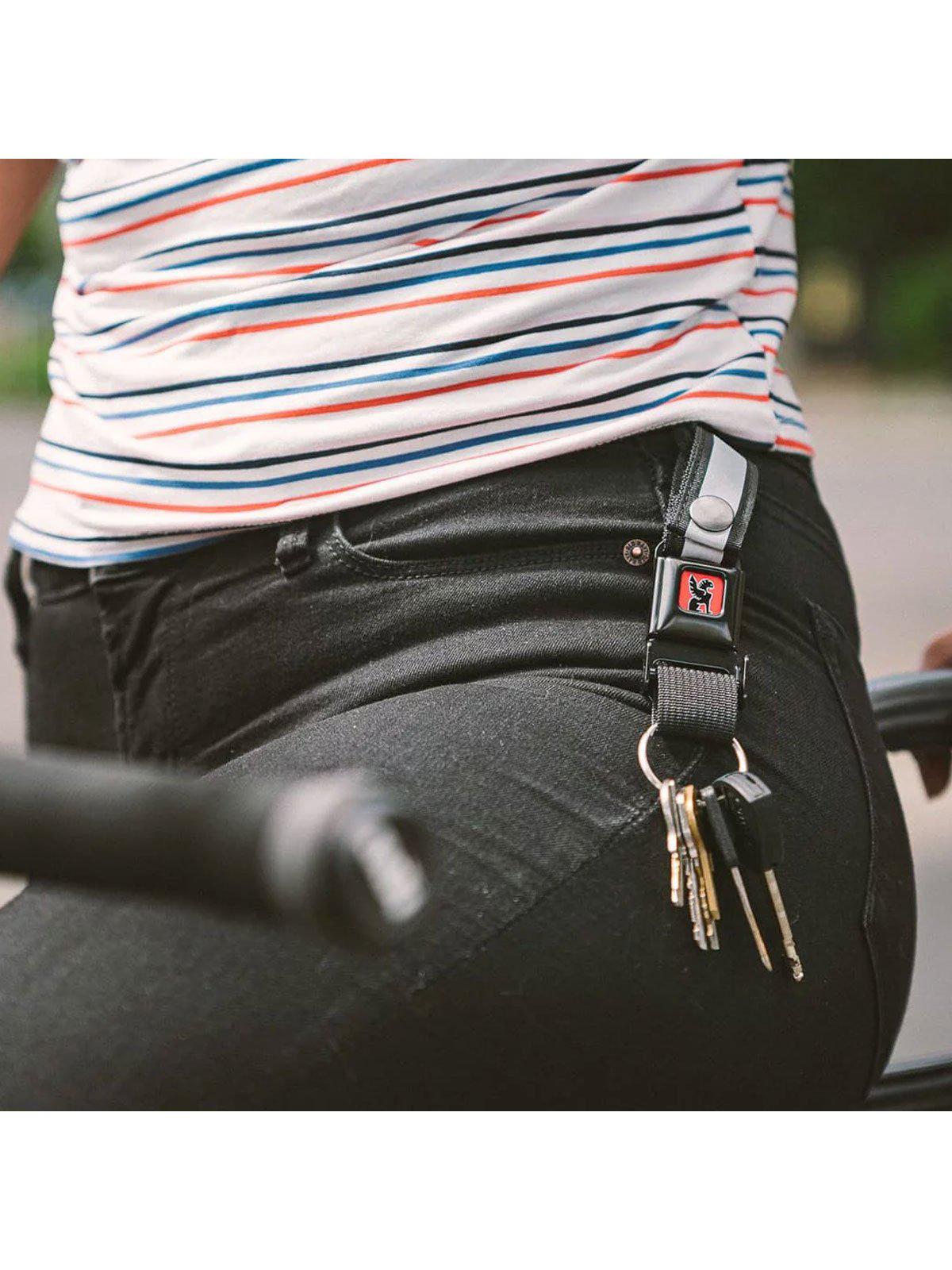 Chrome Industries Mini Buckle Key Chain Black - MORE by Morello Indonesia