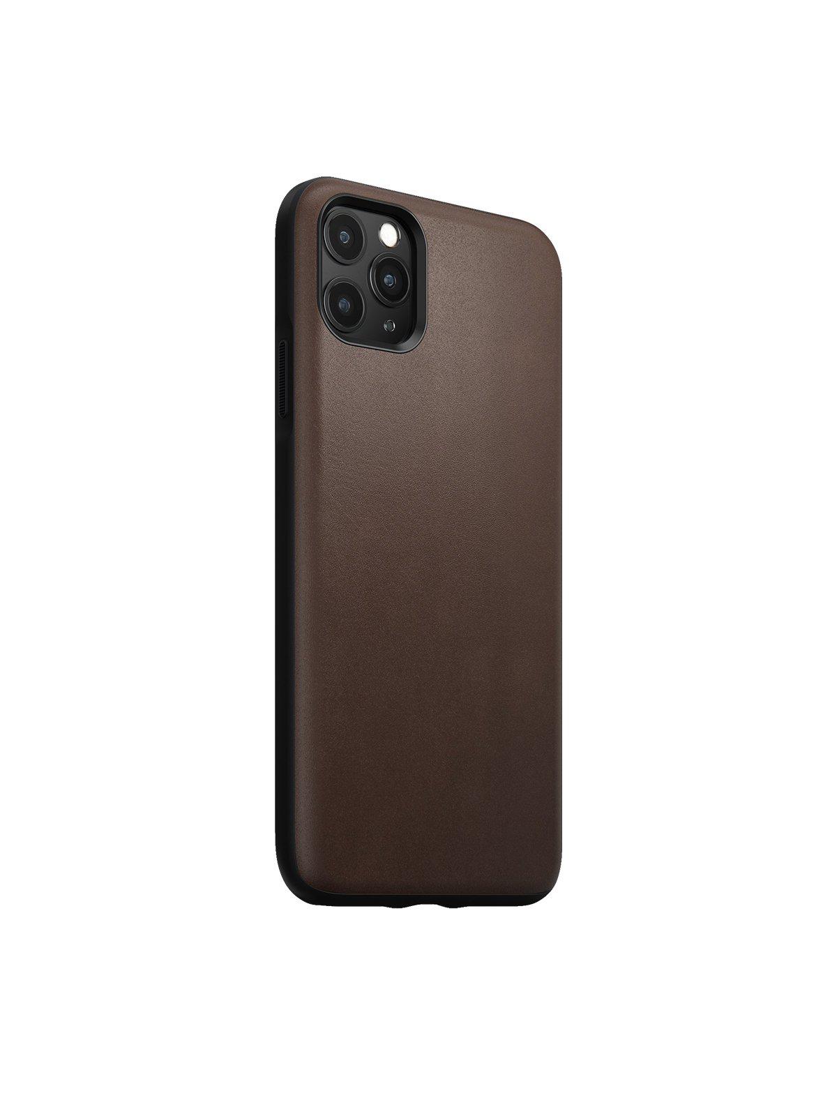 Nomad Rugged Case Rustic Brown Horween Leather iPhone 11 Pro Max / 11 Pro / 11 - MORE by Morello Indonesia