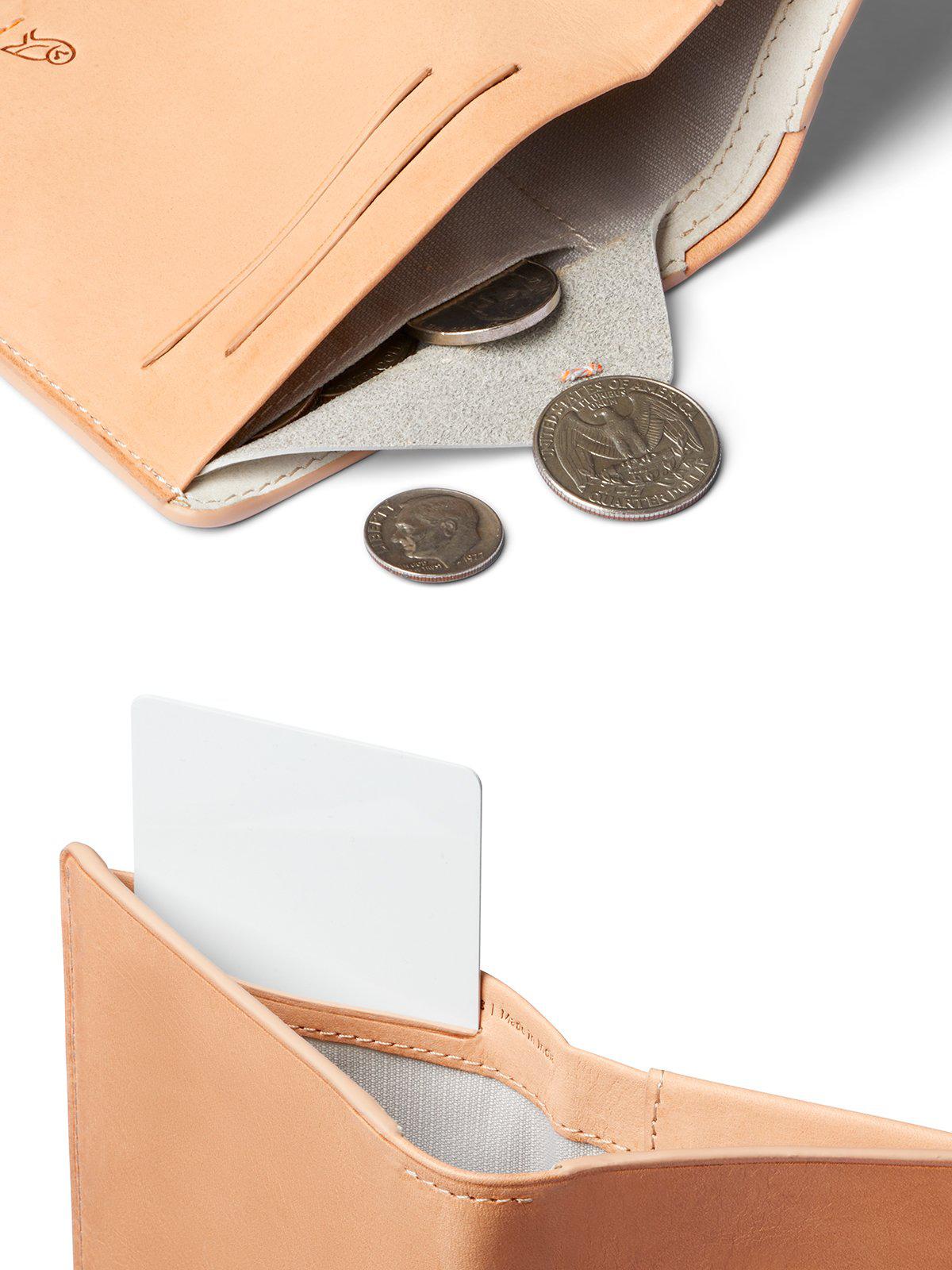 Bellroy Note Sleeve Wallet Premium Edition Natural RFID